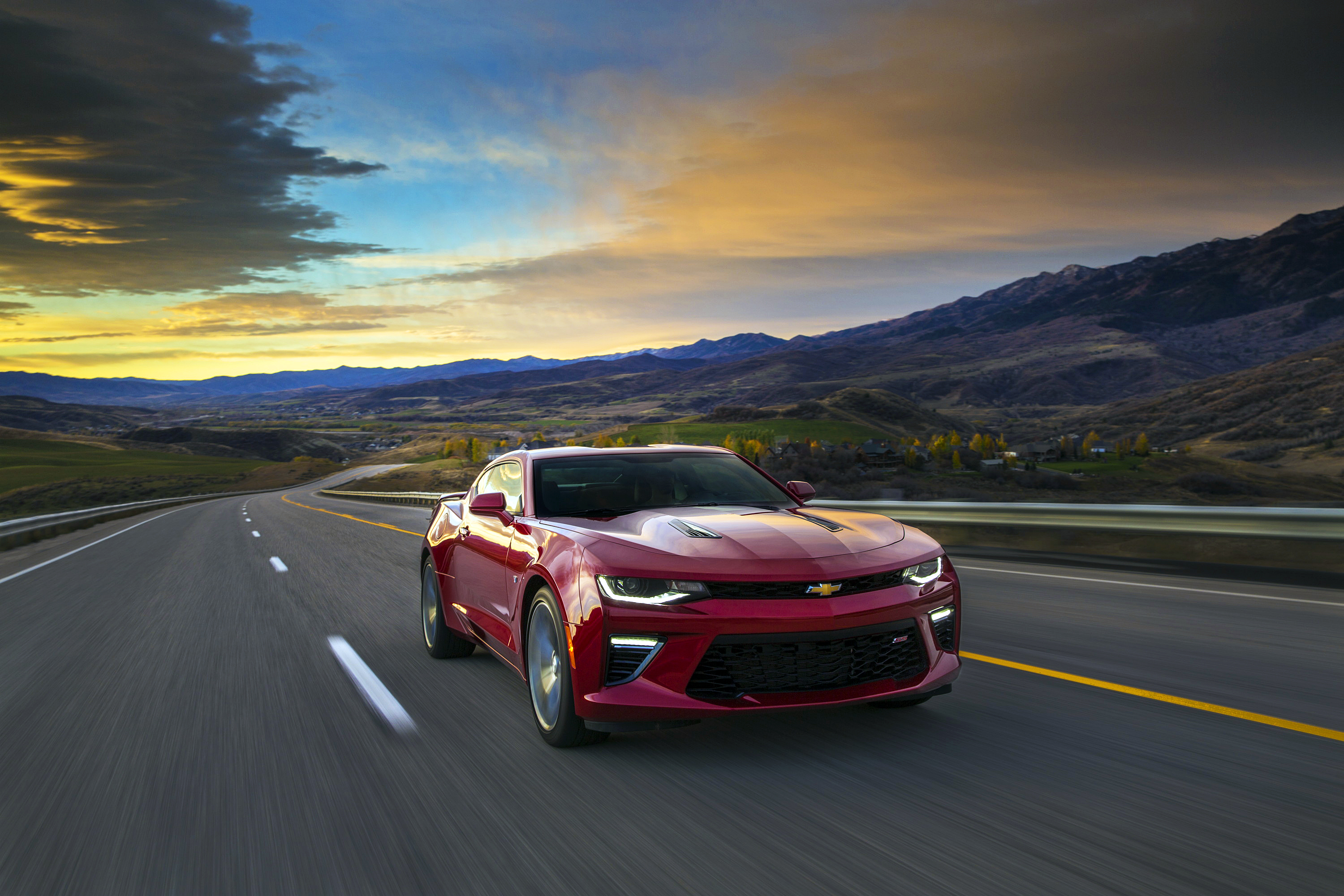 Chevrolet Camaro 4k ночь