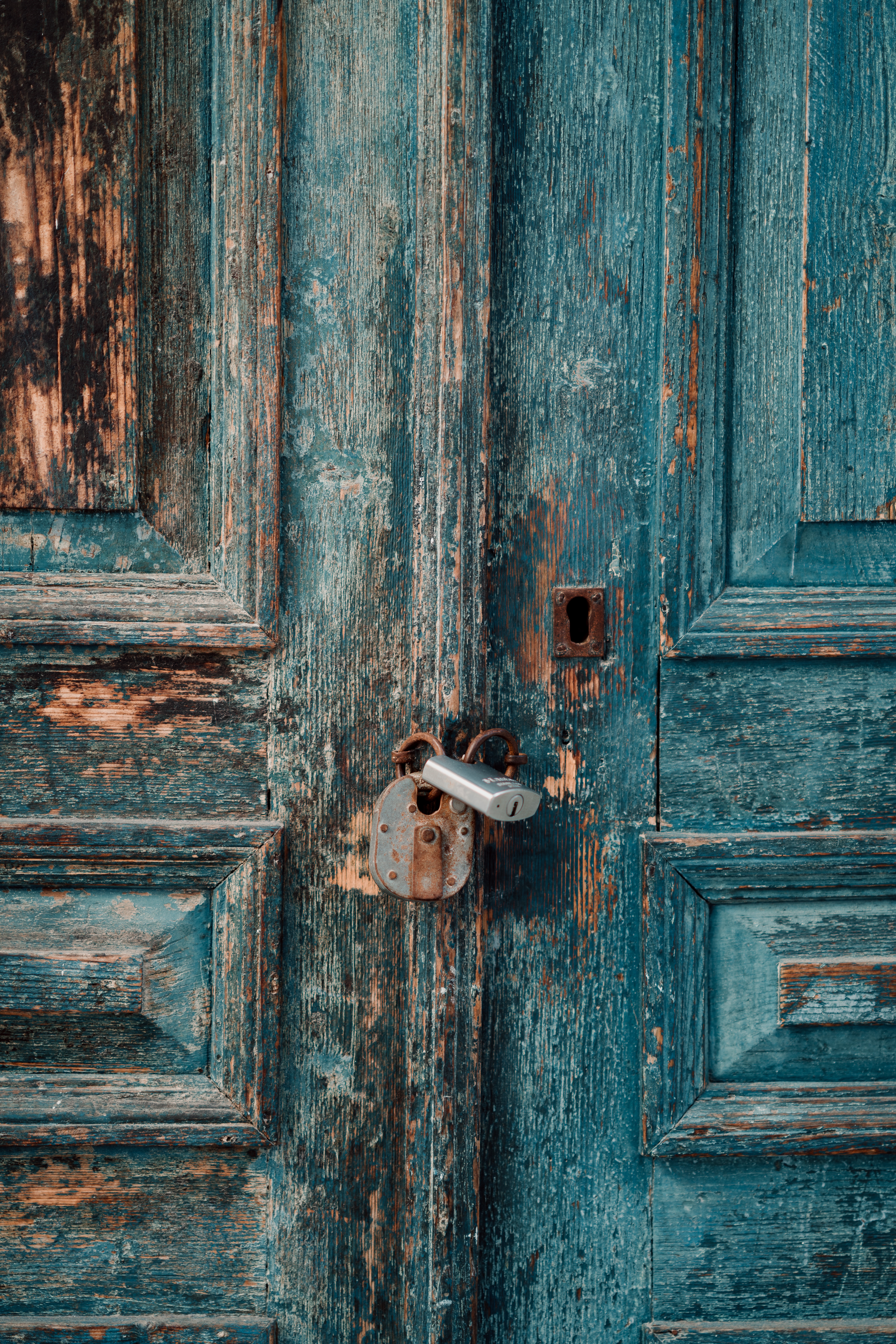 old, lock, door, wooden, miscellanea, miscellaneous, wood, abandoned
