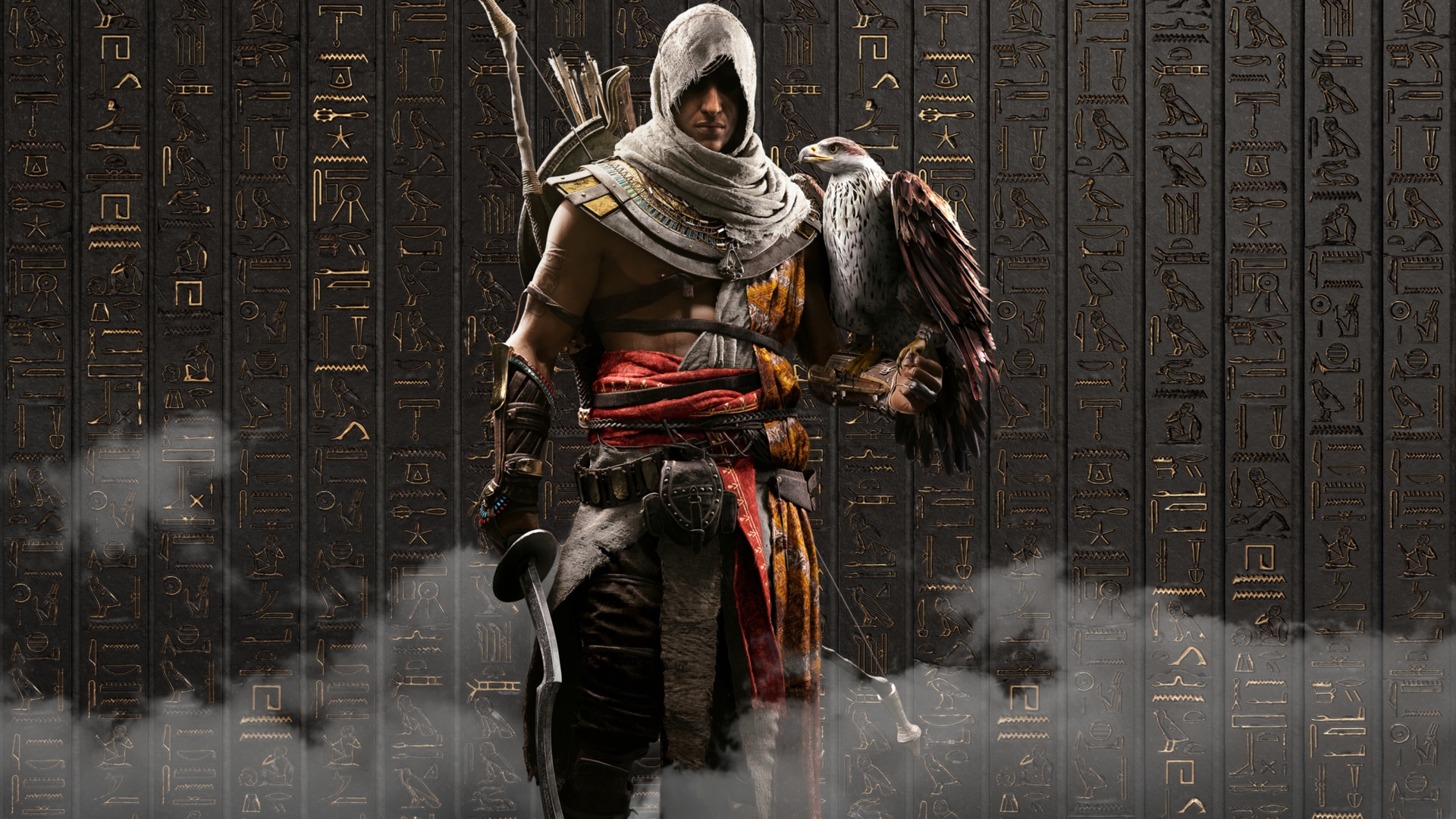 bayek of siwa, assassin's creed origins, assassin's creed, video game, senu (assassin's creed) 8K