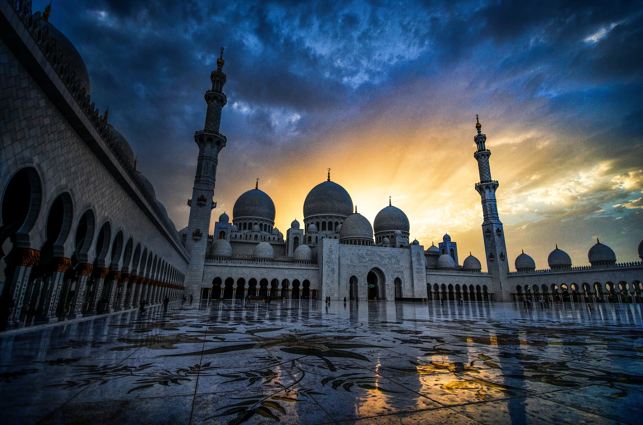 mosque, sheikh zayed grand mosque, architecture, abu dhabi, sunset, religious, united arab emirates, mosques