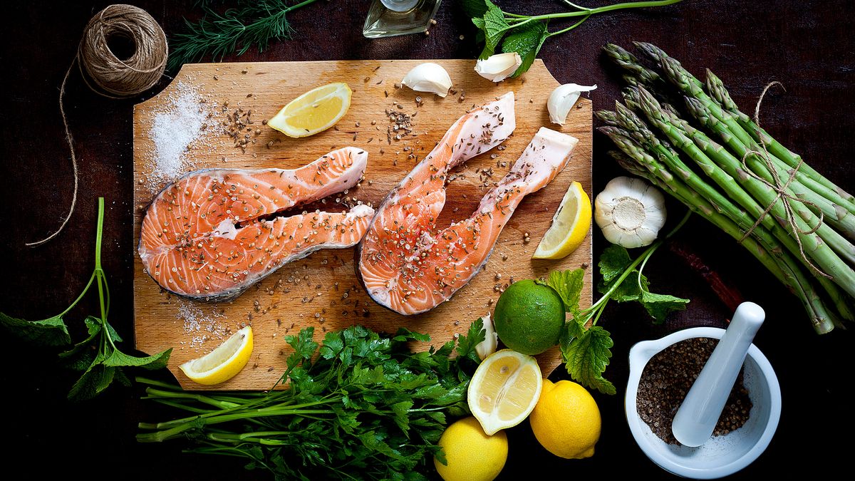 Морепродукты с овощами