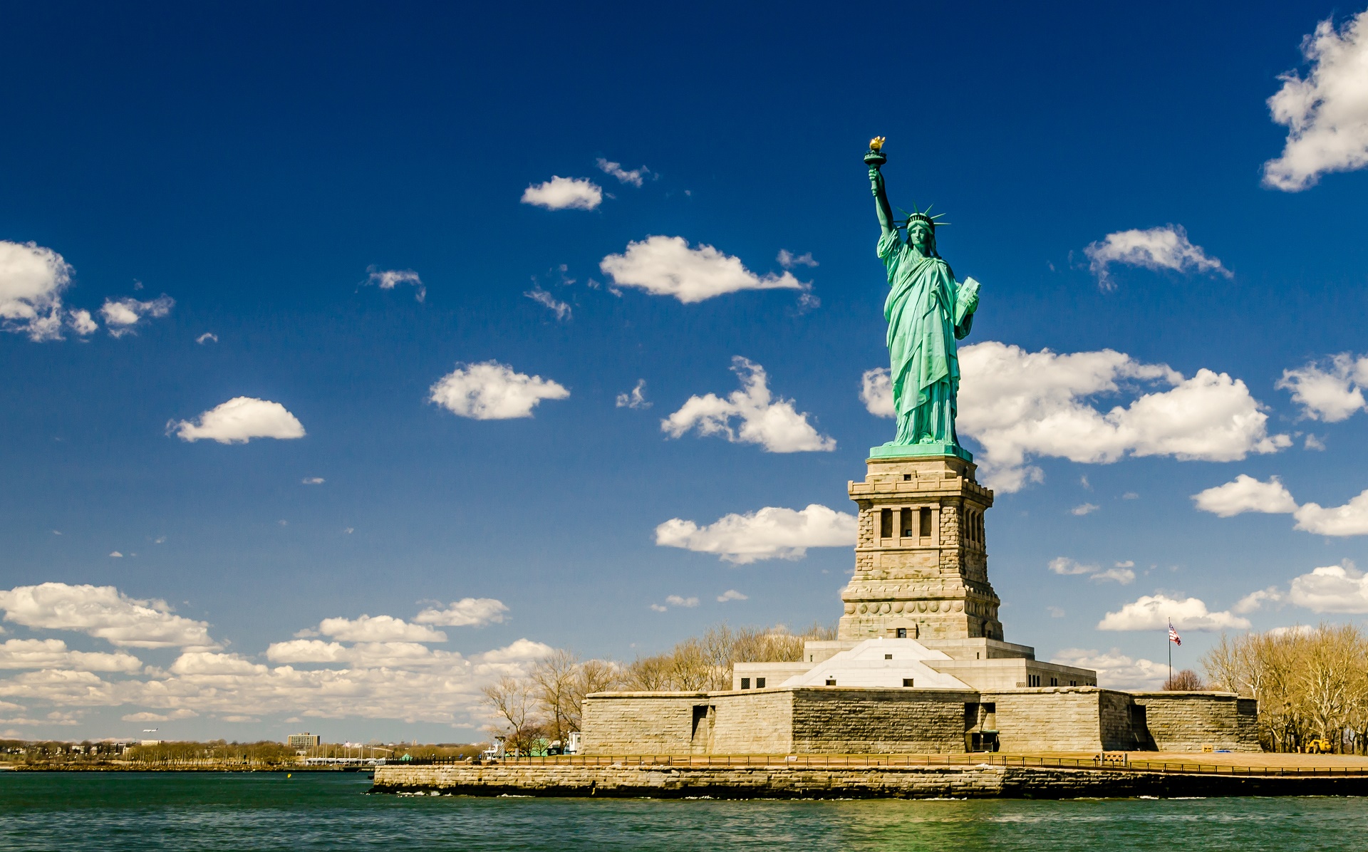 new york, man made, statue of liberty, monument