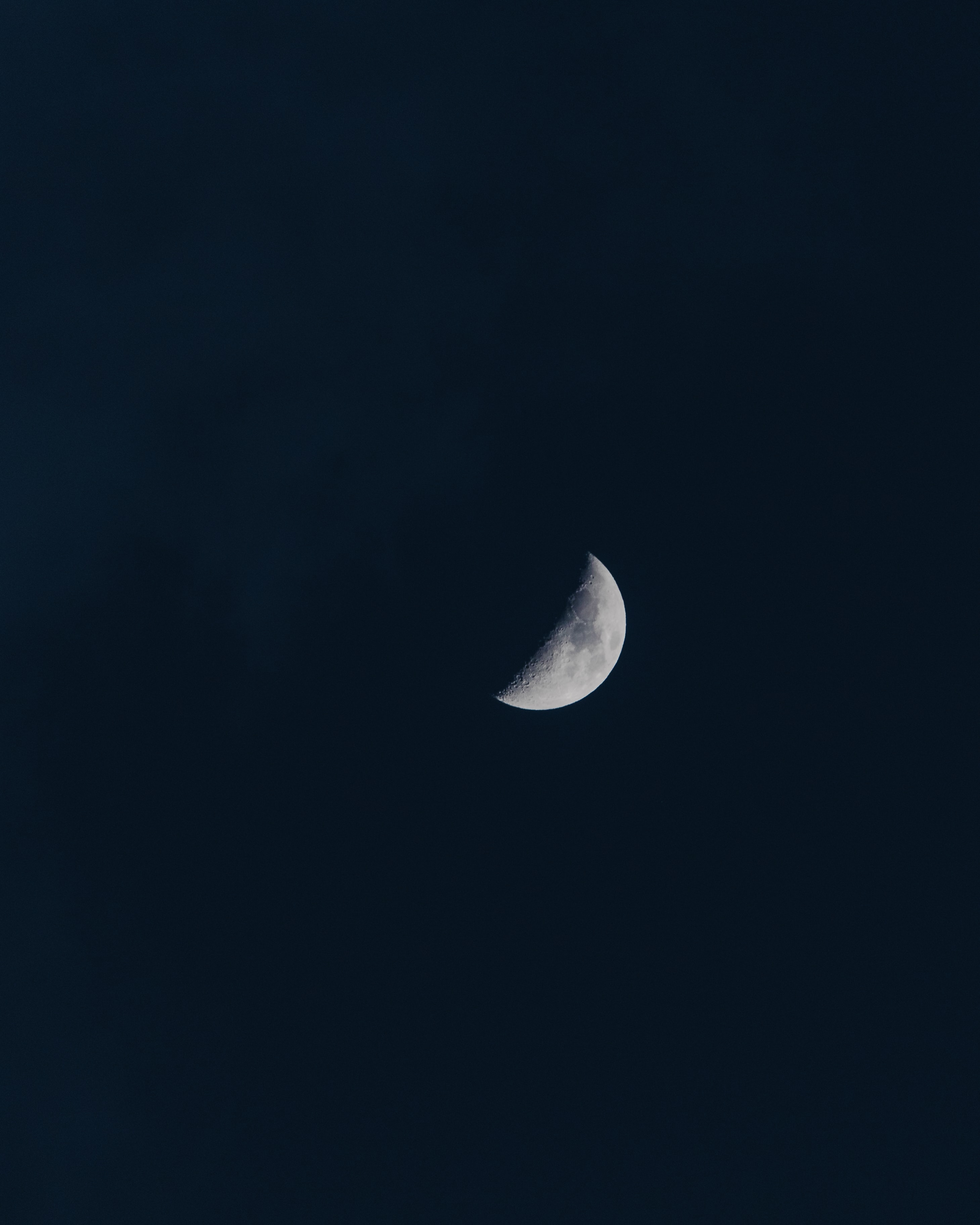 Download mobile wallpaper Sky, Night, Darkness, Dark, Moon for free.