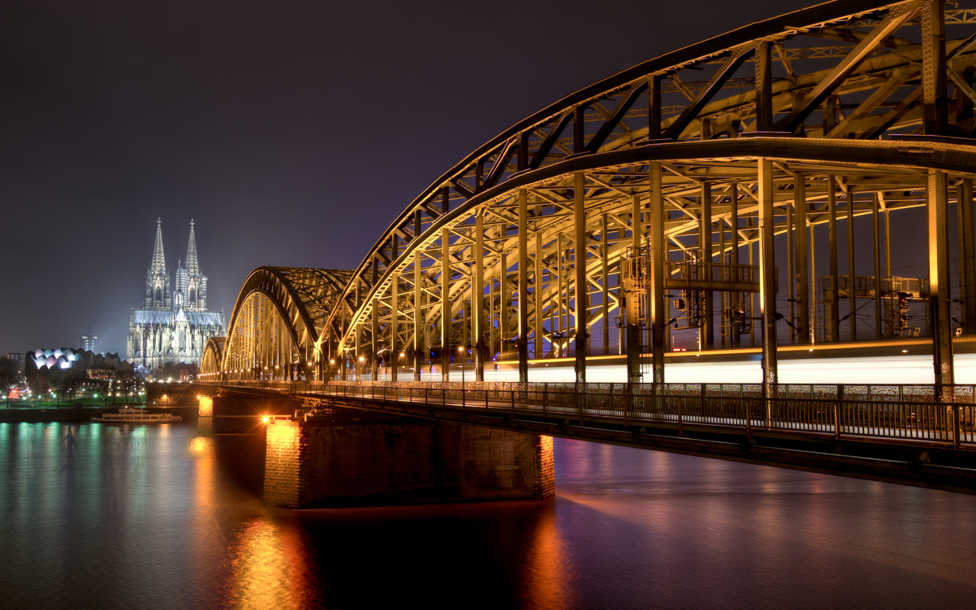 hohenzollern bridge, man made, bridge, cologne cathedral images