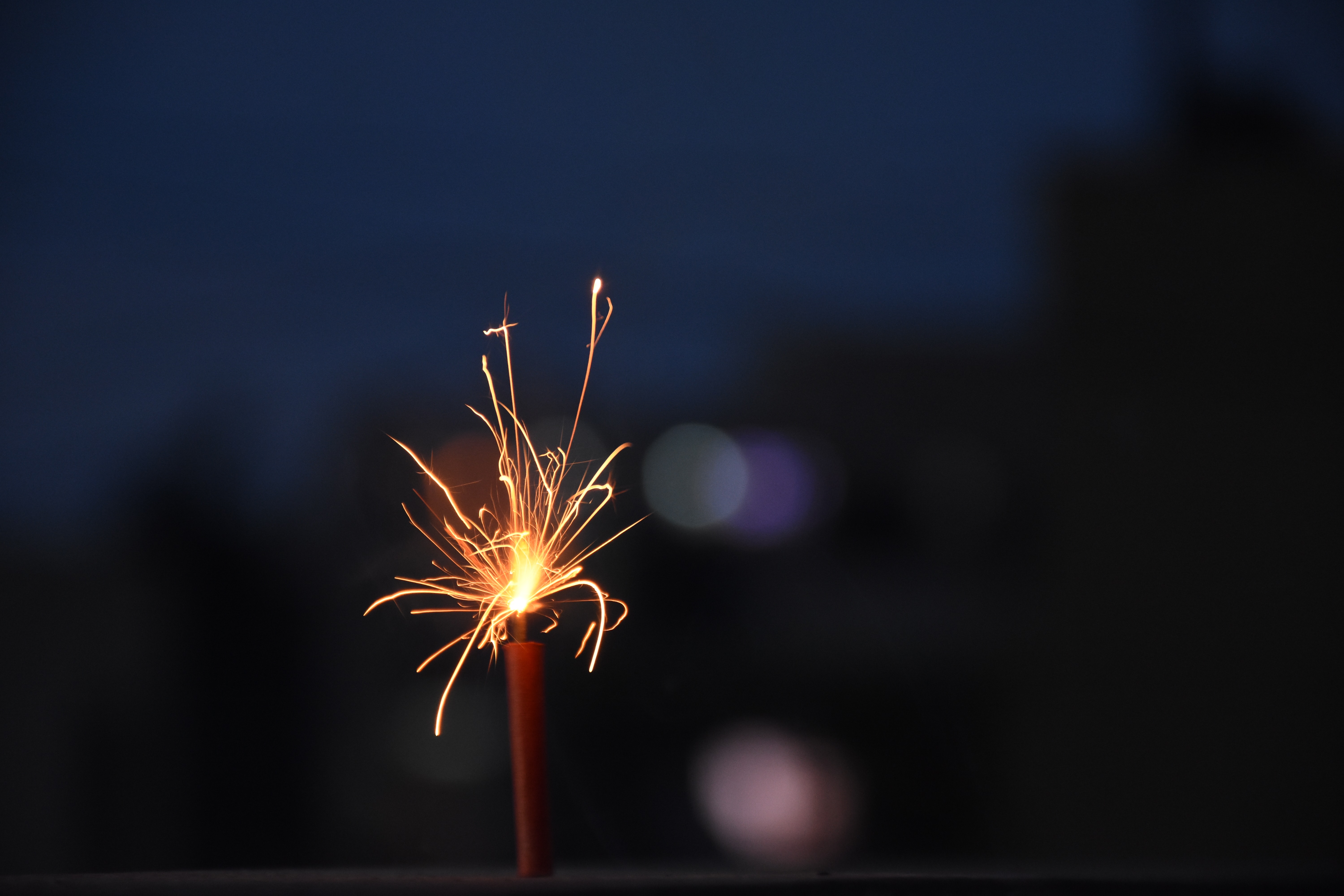 fire, dark, sparks, fireworks, firework HD for desktop 1080p