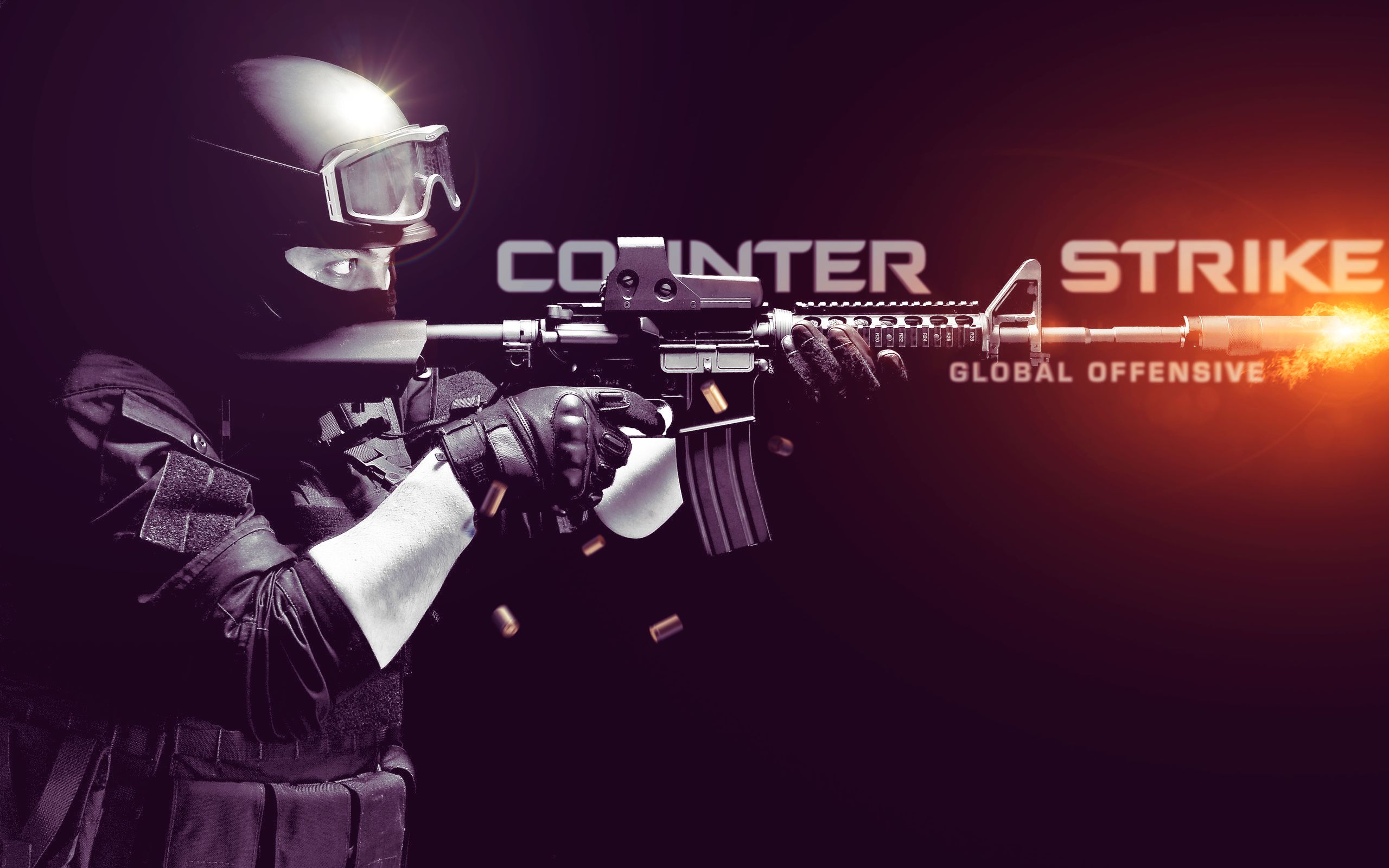 Download wallpaper game, weapon, art, Glock-18, counter strike global  offensive, CS GO, section games in resolution 1366x768