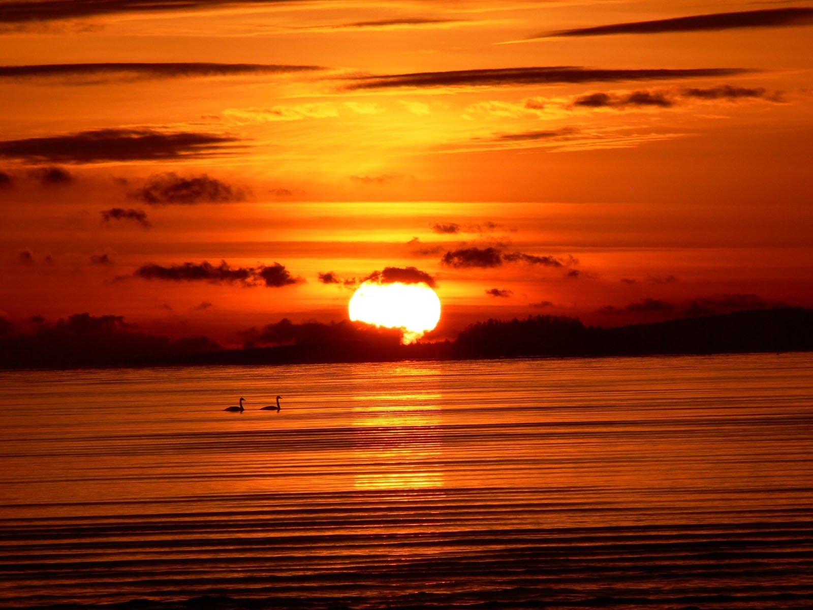 Download mobile wallpaper Sun, Sea, Sunset, Landscape for free.