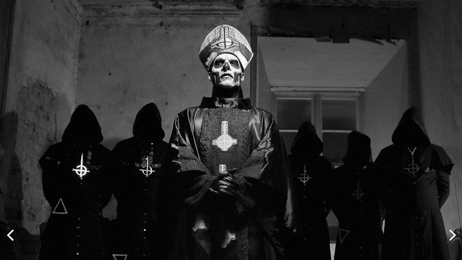 Ghost than. Ghost Band. Эмеритус 3. Группа Ghost сатанисты. Papa Emeritus.