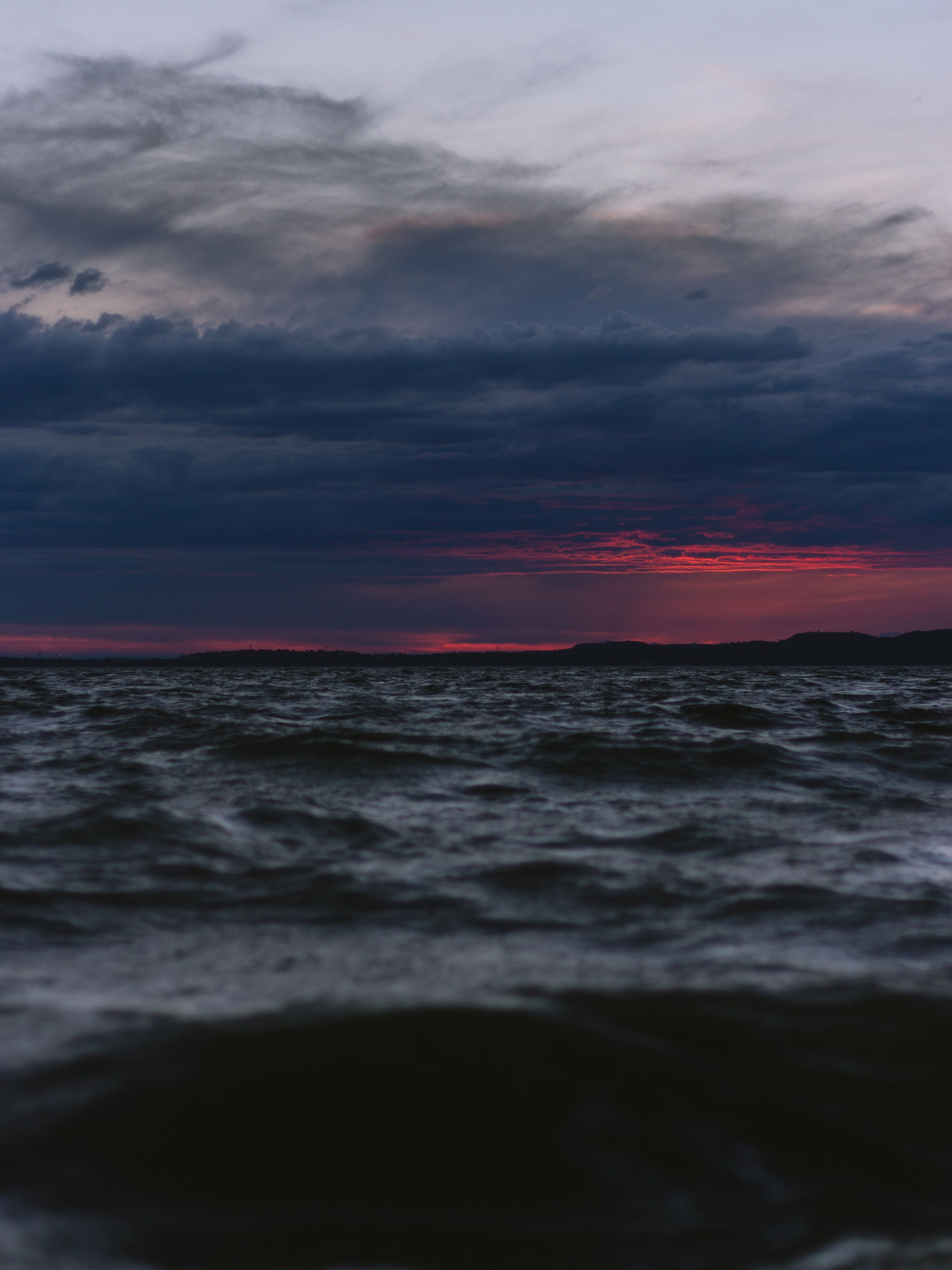 Laden Sie das Horizont, Dämmerung, Twilight, Natur, Clouds, Abend, Waves, Dunkel, Sea-Bild kostenlos auf Ihren PC-Desktop herunter