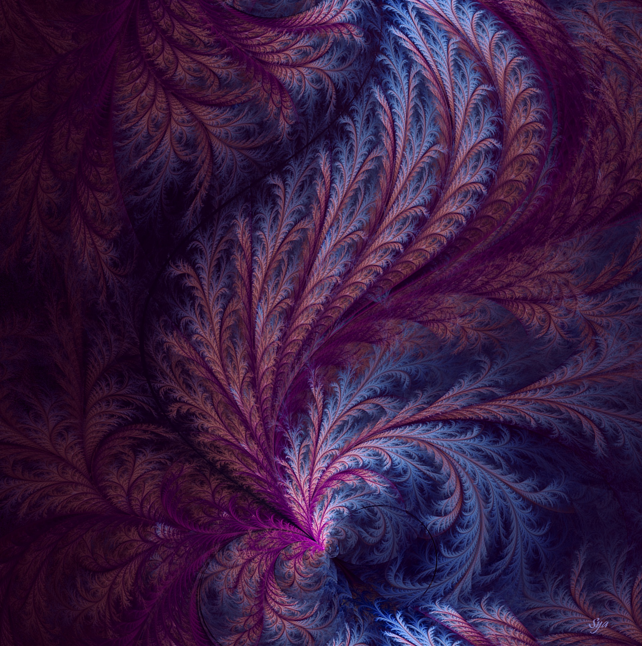 fractal, pattern, intricate, confused, branchy, abstract, branched iphone wallpaper