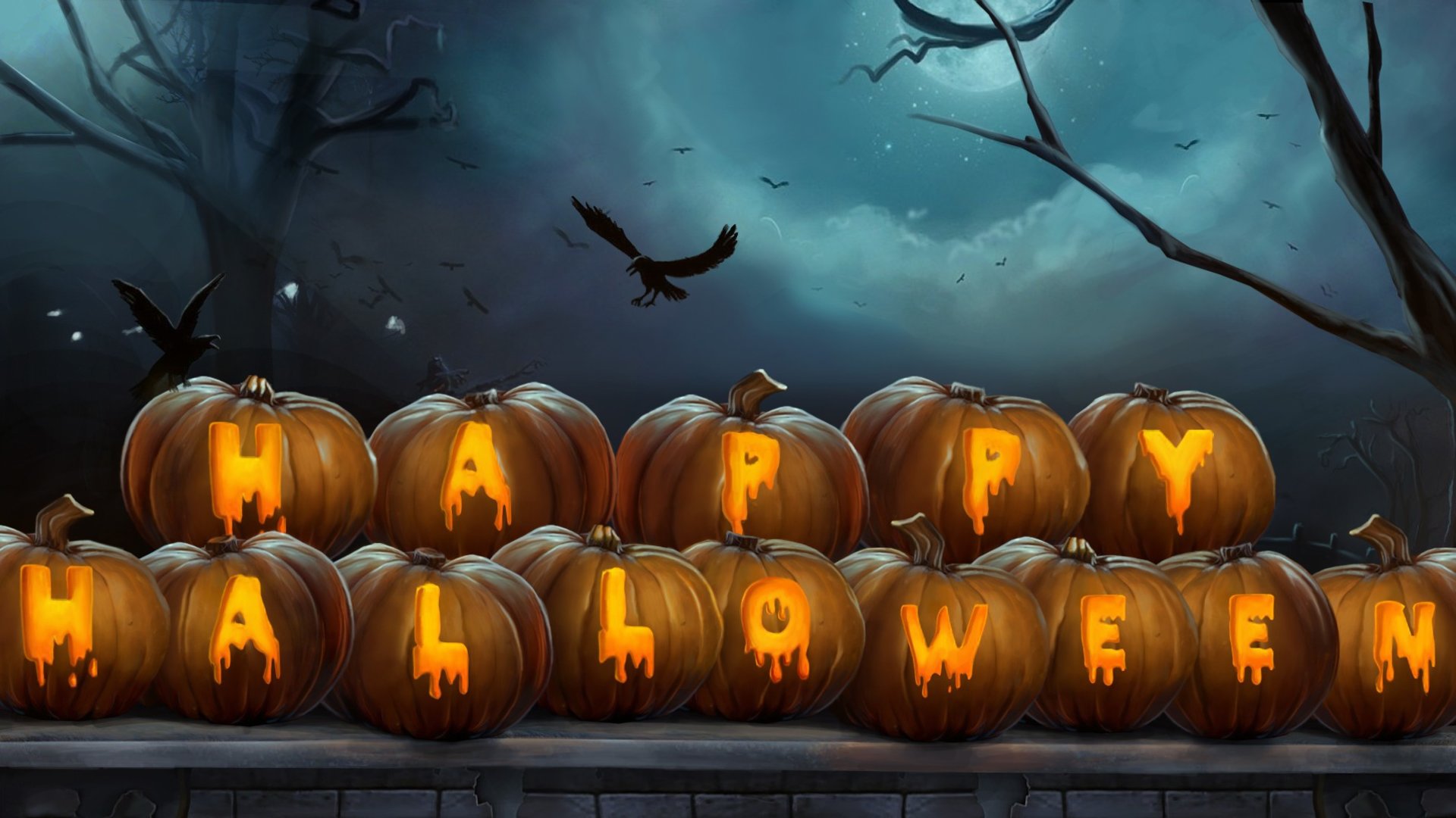 Download HAPPY HALLOWEEN Wallpaper by Studio929  89  Free on ZEDGE now  Browse millions of popu  Happy halloween pictures Halloween pictures  Halloween images