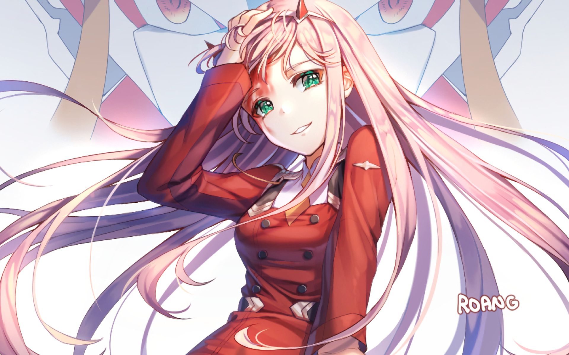 zero two (darling in the franxx), anime, darling in the franxx cell phone wallpapers