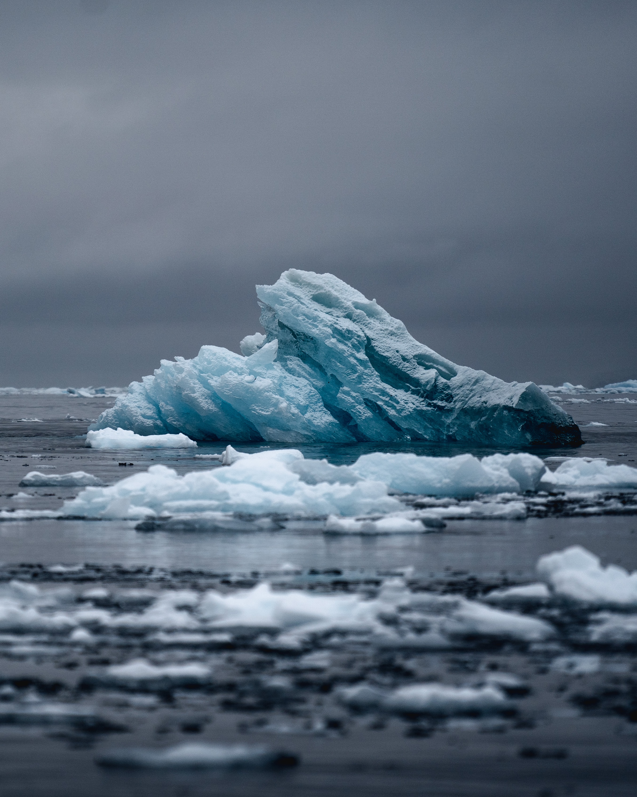 Download mobile wallpaper Iceberg, Frozen, Ice, Water, Nature for free.