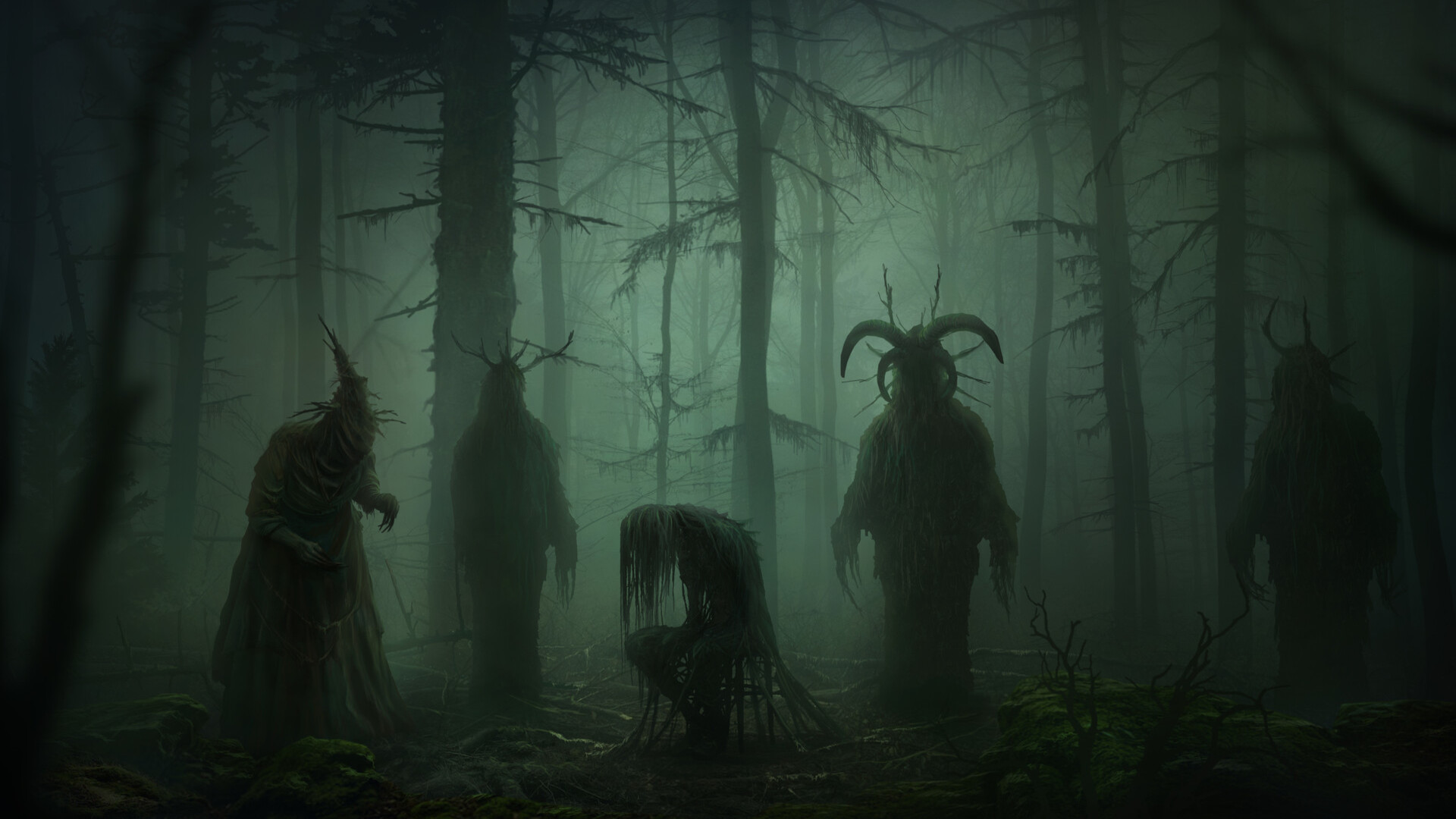 Темный лес ужасы