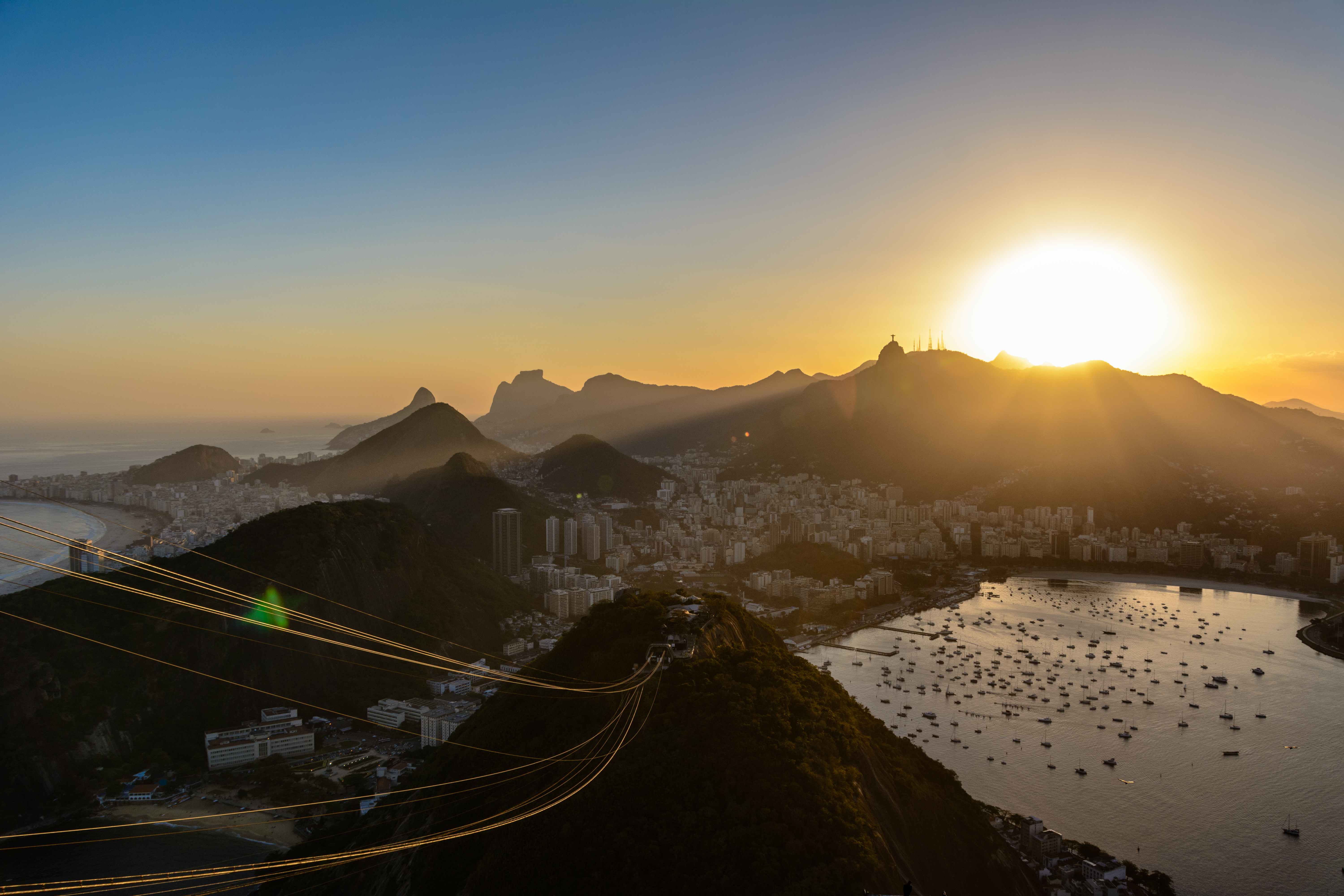 1522843 завантажити шпалери створено людиною, ріо де жанейро, бразилія, гора цукрова голова, захід сонця, міста - заставки і картинки безкоштовно