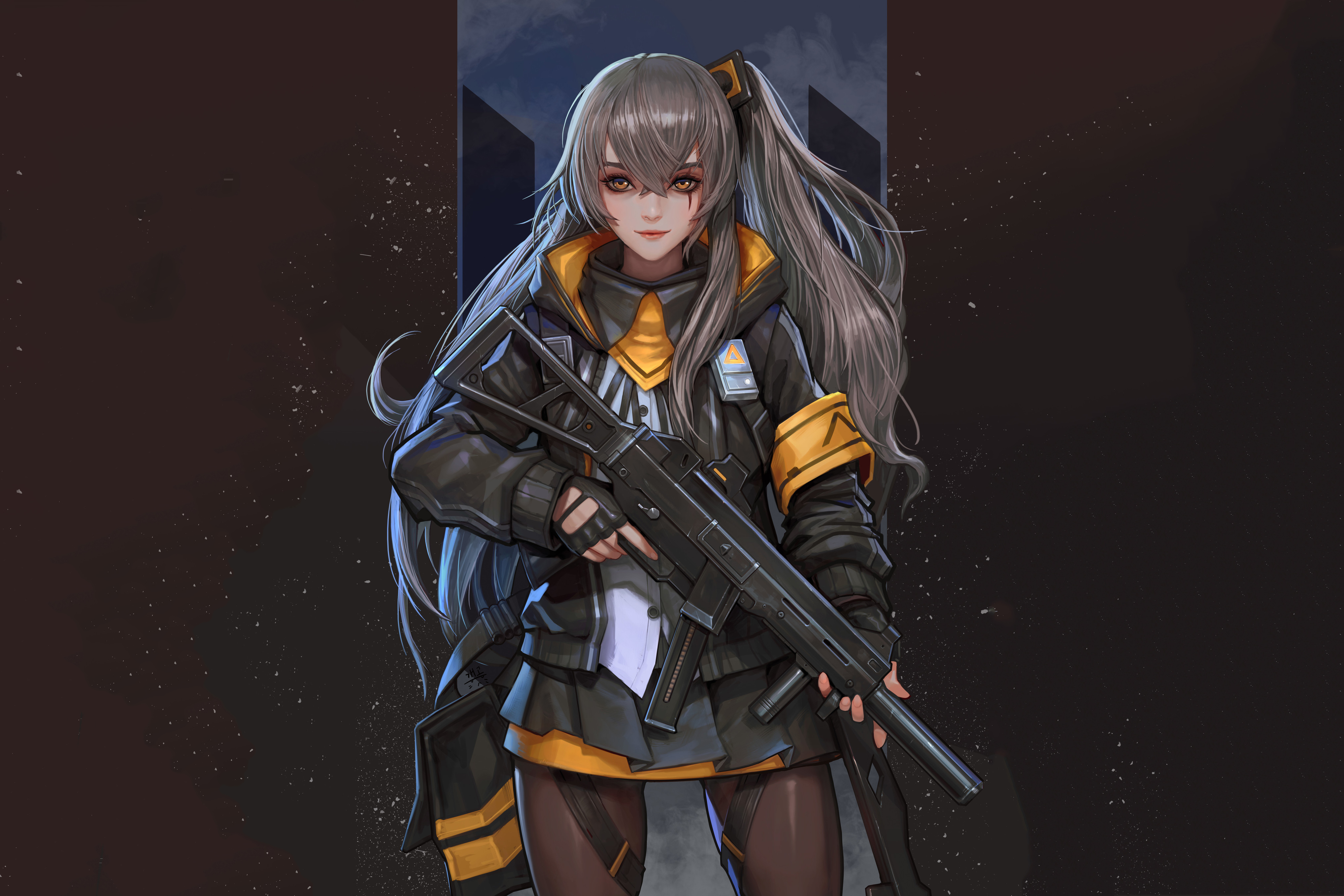 Girls frontline. Аниме гёрл Фронтлайн. UMP 45 girls Frontline. Girls Frontline ПКП. Girls Frontline отряд 404.