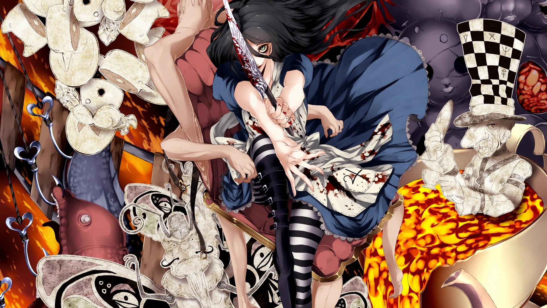 alice: madness returns, video game phone background