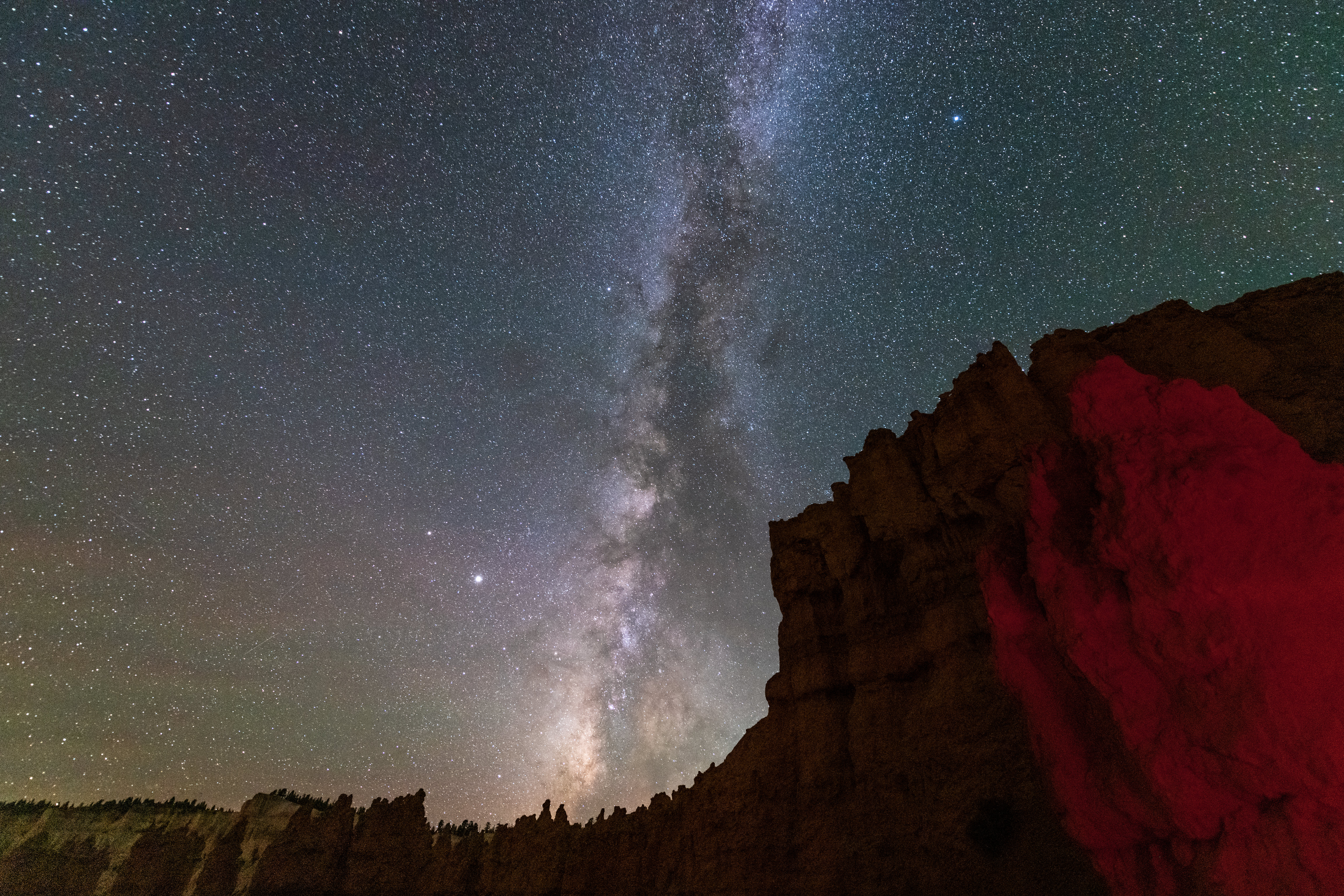 Free download wallpaper Stars, Rocks, Nature, Night, Canyon, Milky Way on your PC desktop