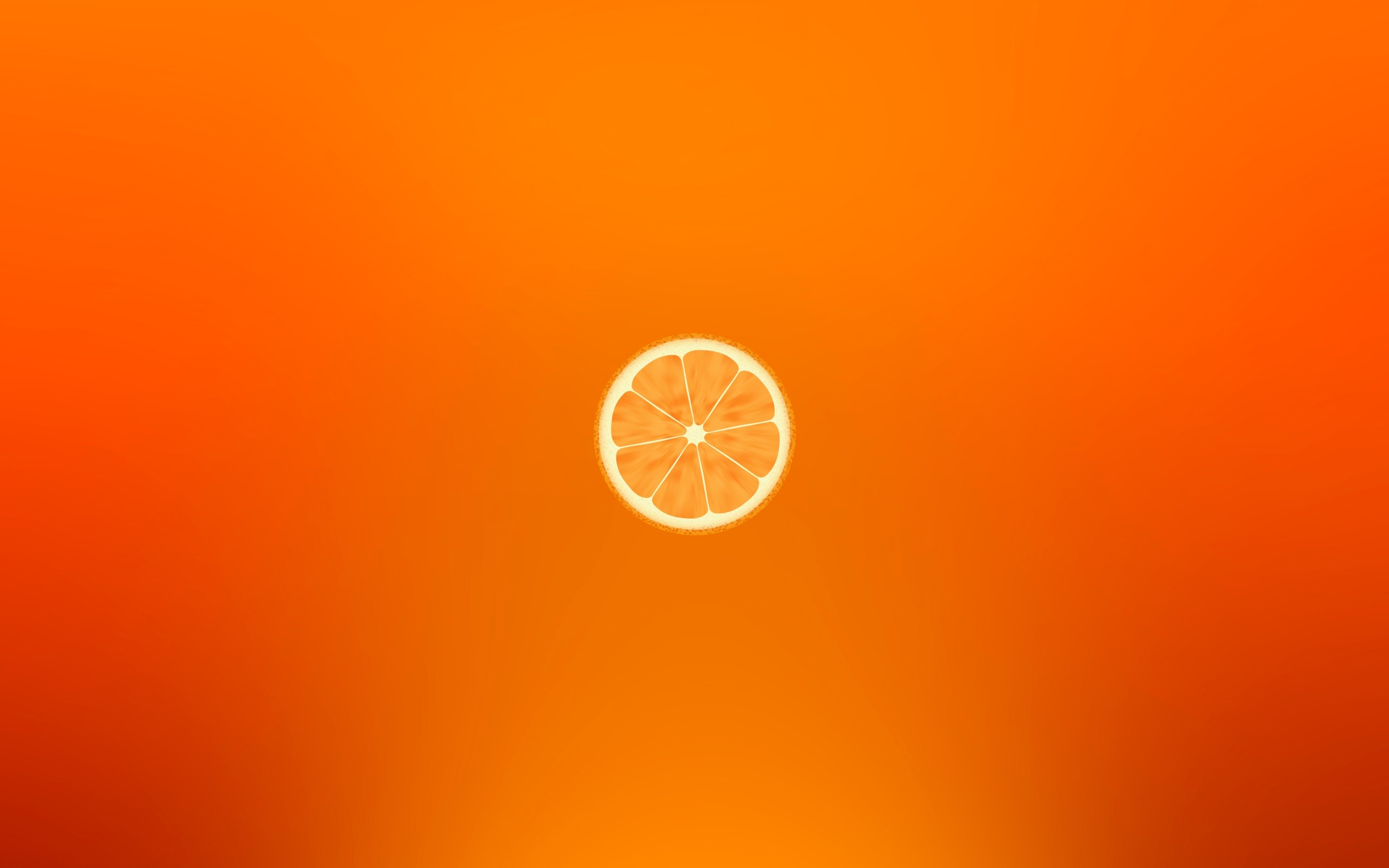 944091 скачать картинку минимализм, художественные, оранжевый цвет), апельсин) - обои и заставки бесплатно
