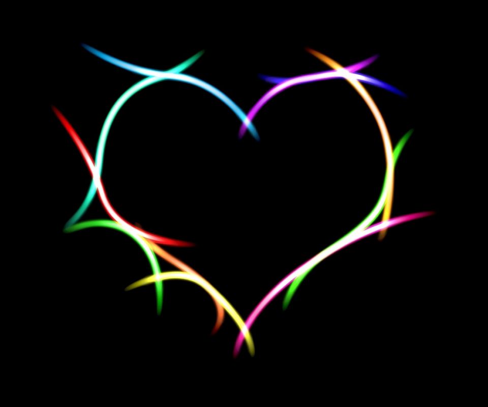 Free download wallpaper Love, Light, Neon, Heart, Artistic on your PC desktop