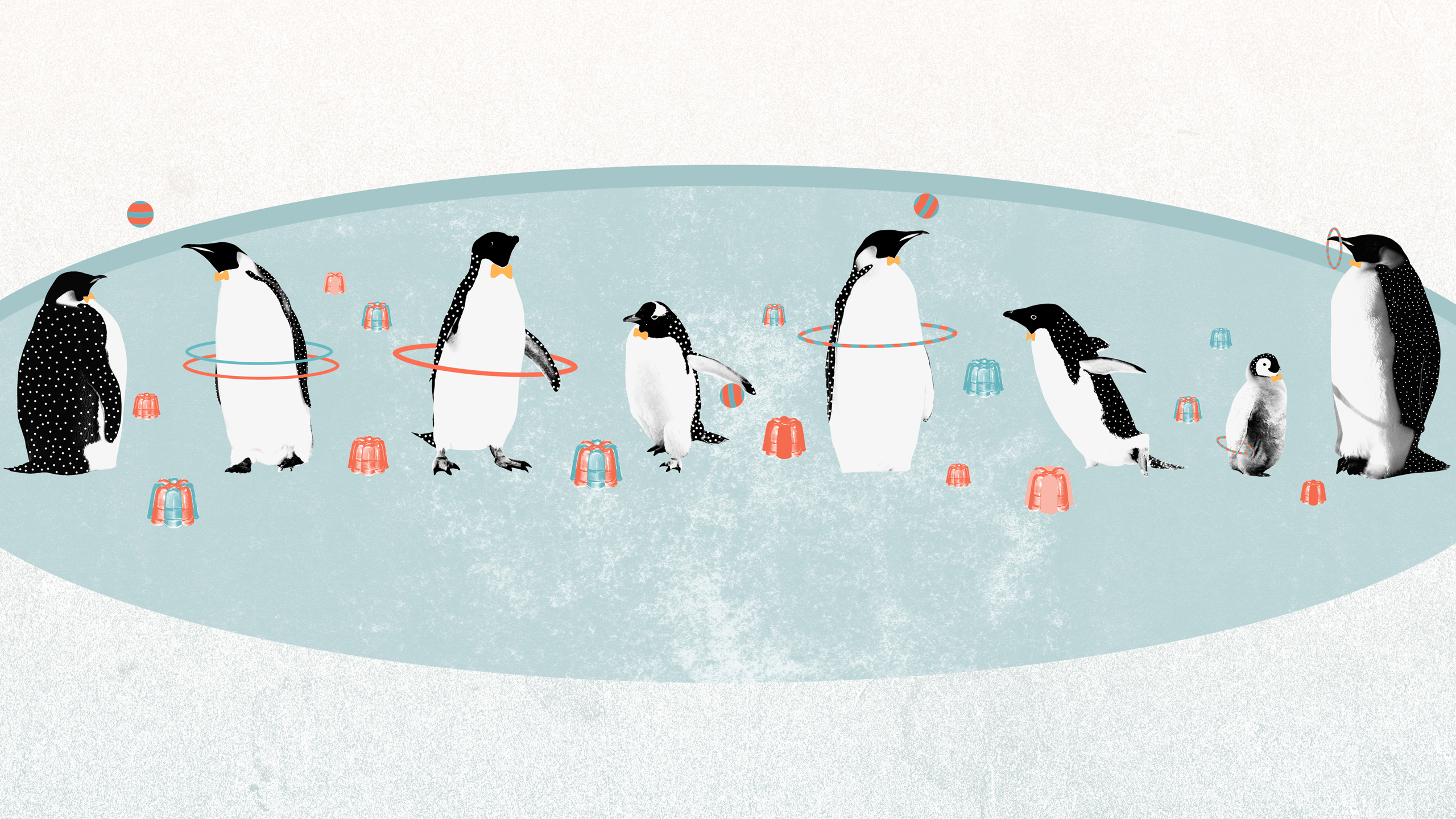 Пингвины баннер