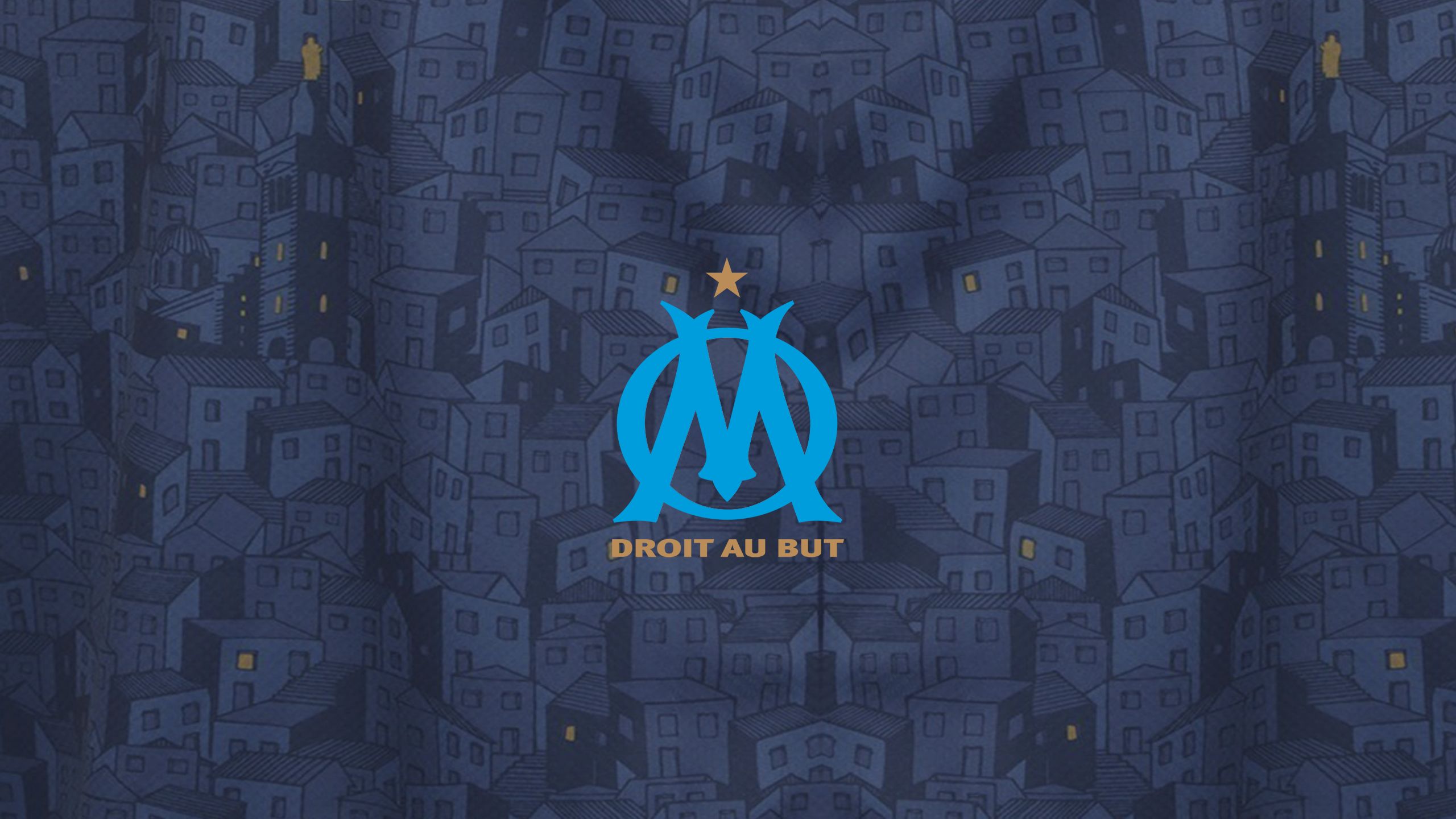 Olympique Marseille FC fiery logo OM Ligue 1 blue wooden background  french football club HD wallpaper  Peakpx