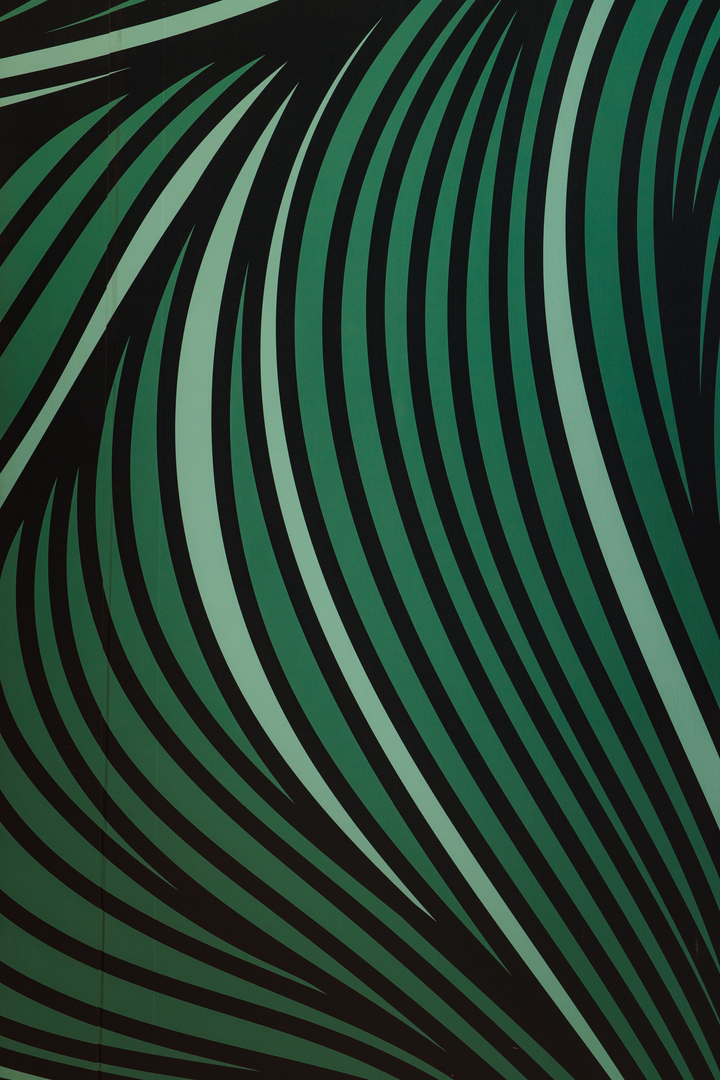 green, stripes, wavy, abstract, lines, streaks phone wallpaper