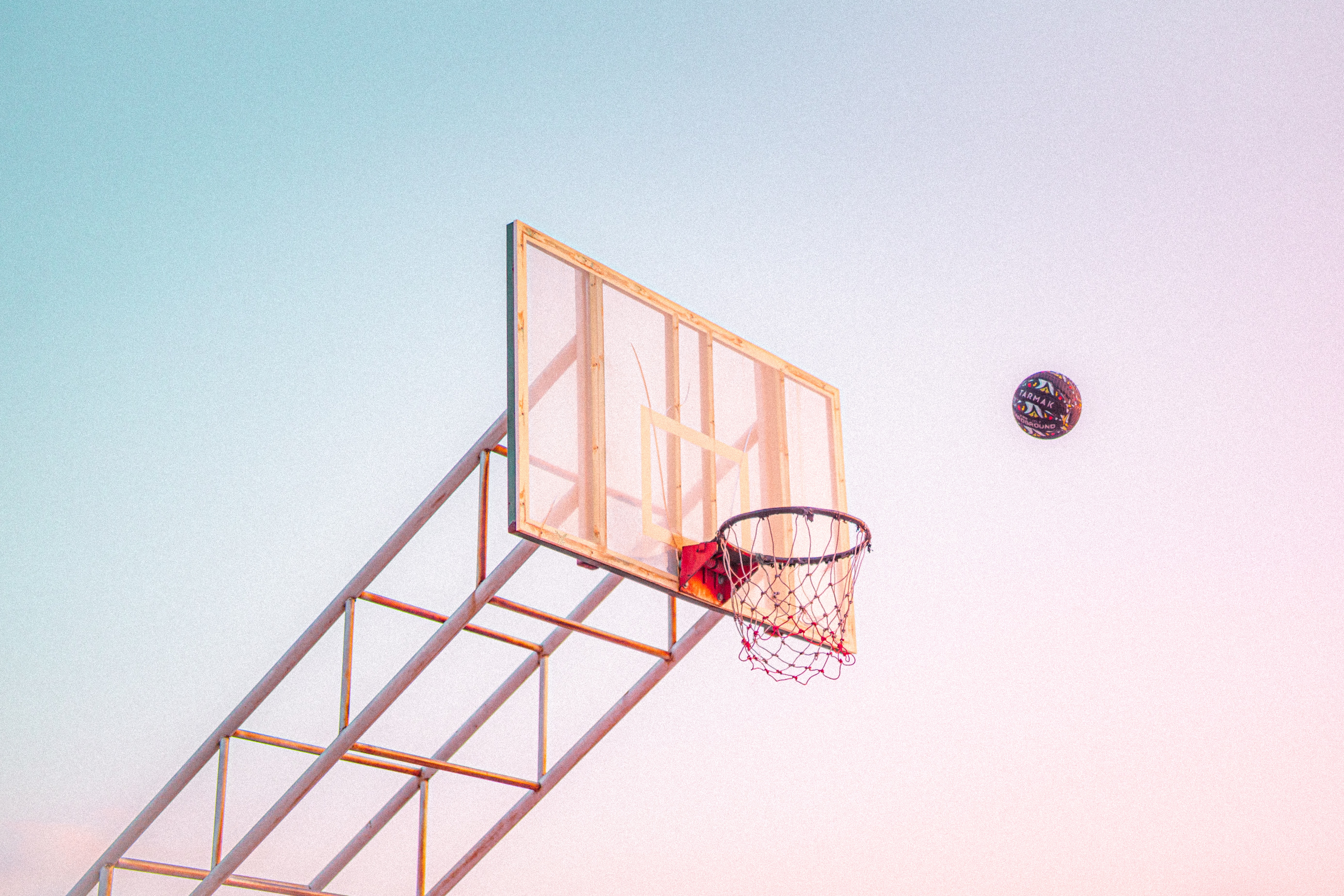 sports, basketball, ball, gradient, basketball hoop, basketball ring