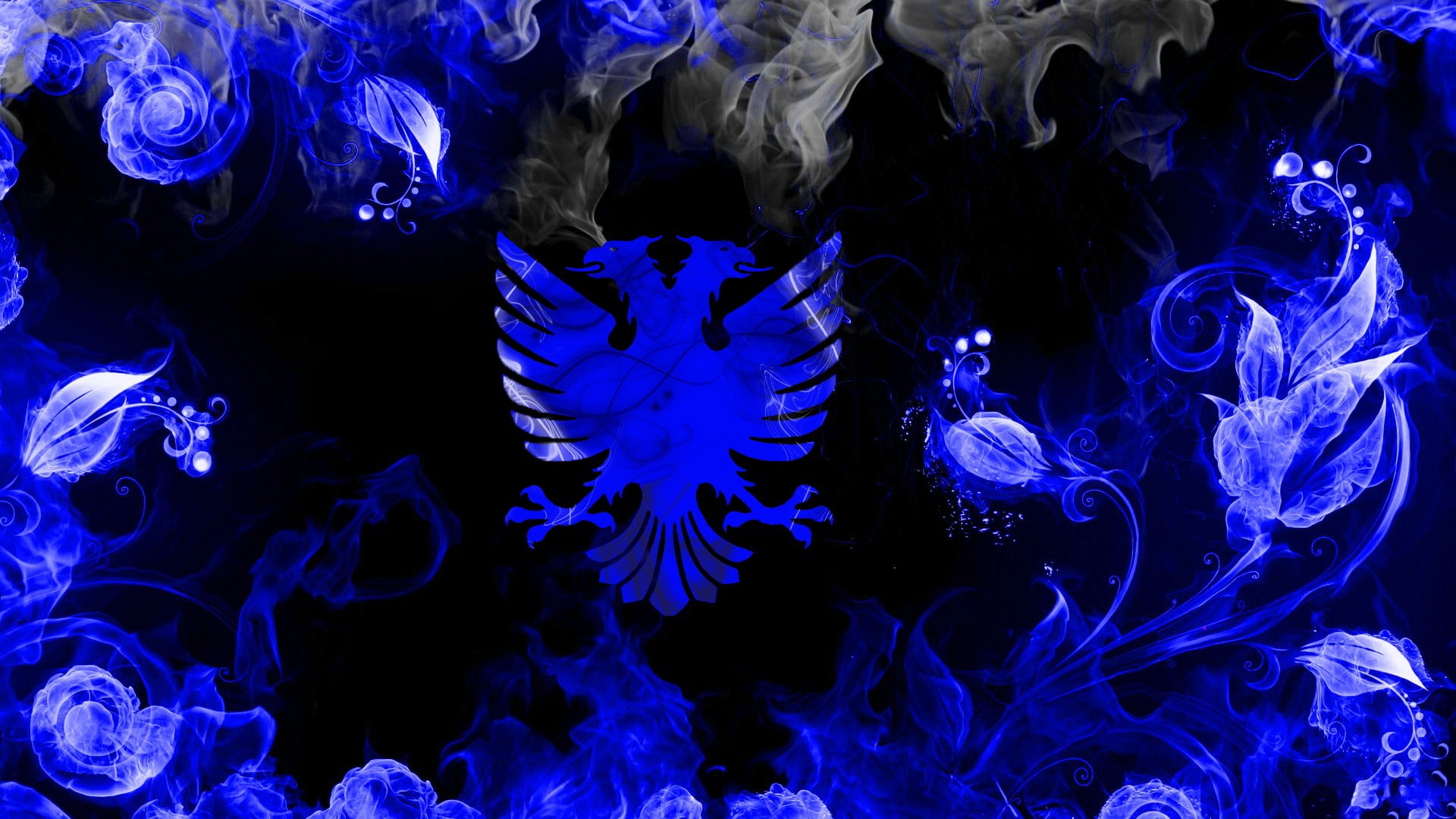 misc, crest, bird, blue phone background