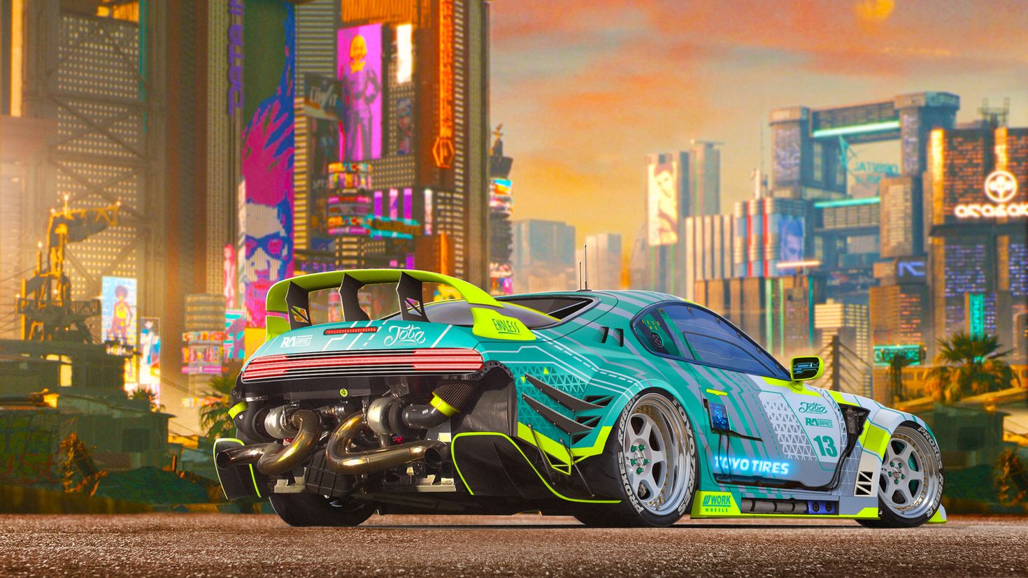 Toyota Supra Cyberpunk 2077