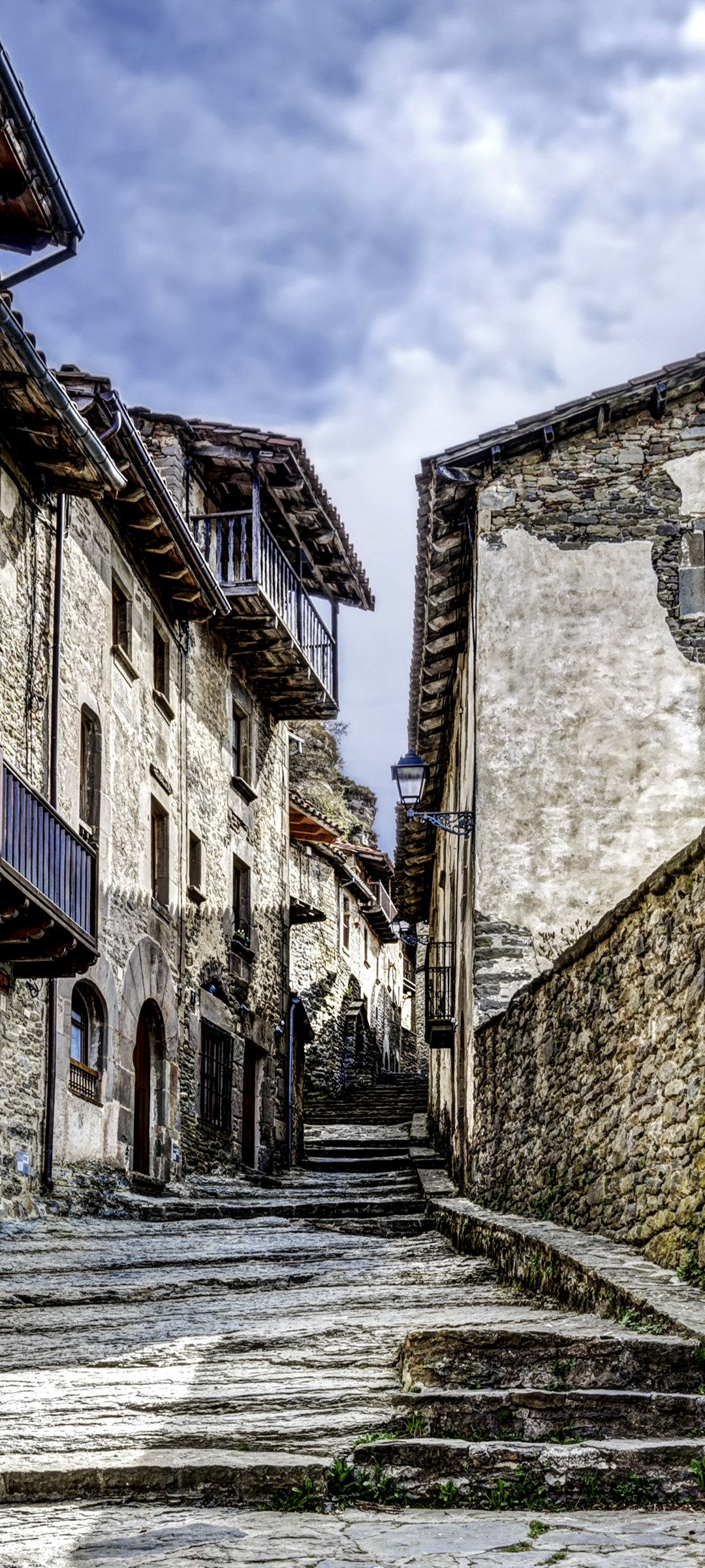 Download mobile wallpaper House, Village, Spain, Catalonia, Man Made for free.