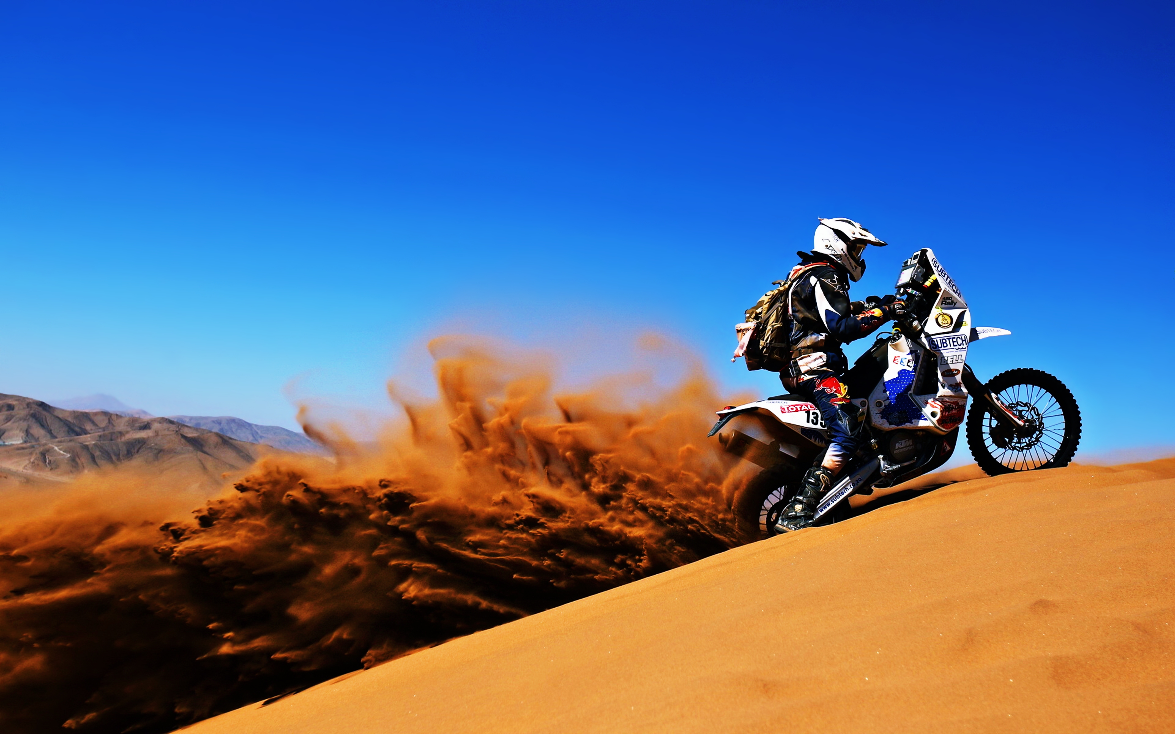 dakar rally, motocross, sports, racing, africa, bike, desert, dune, race, sand
