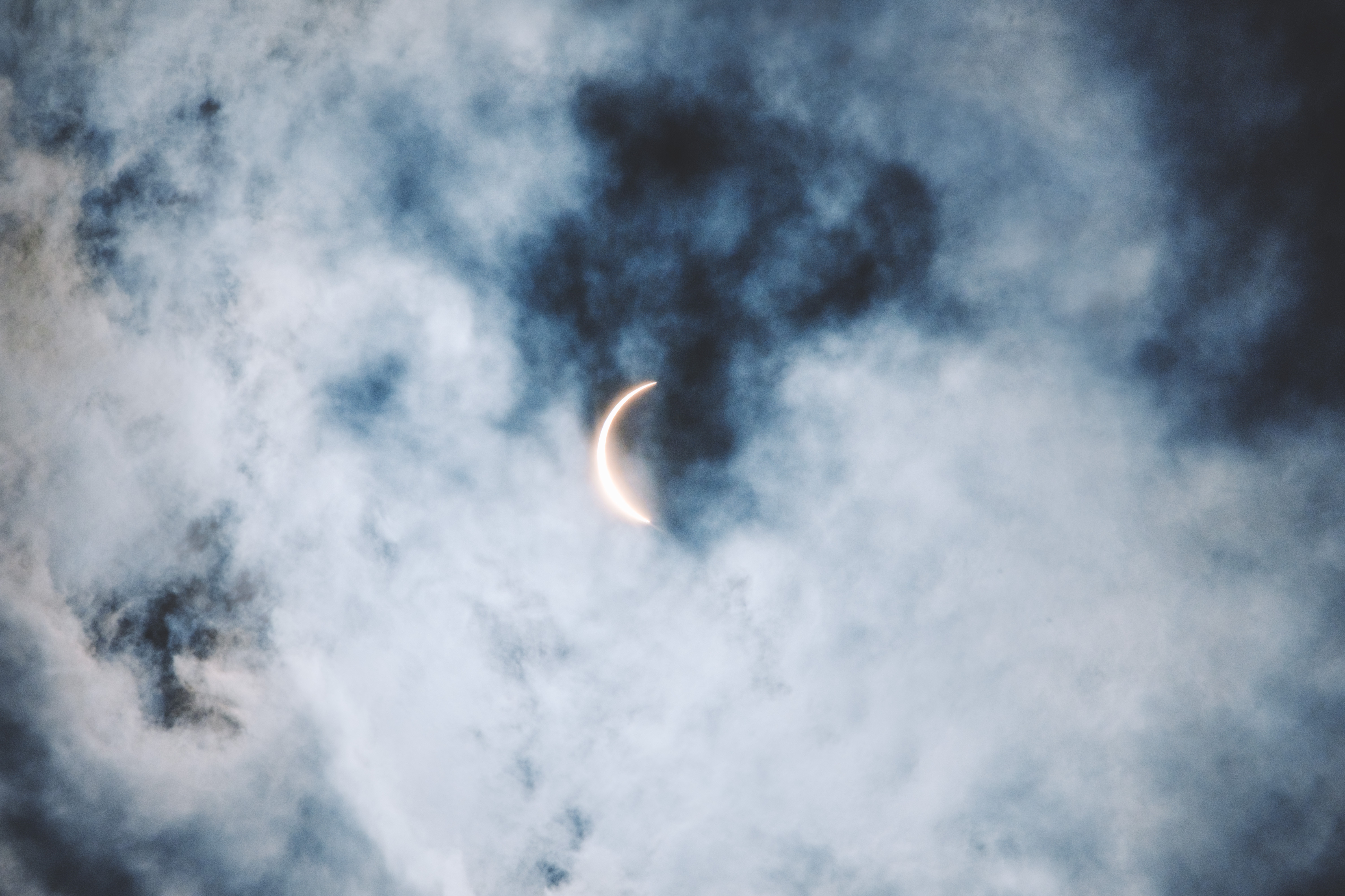 Téléchargez gratuitement l'image Nuages, Nature, Sun, Lune, Éclipse sur le bureau de votre PC