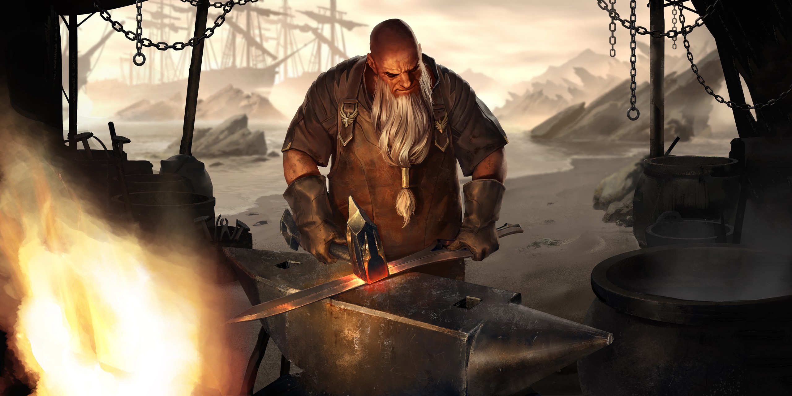 blacksmith, video game, legends of runeterra Full HD