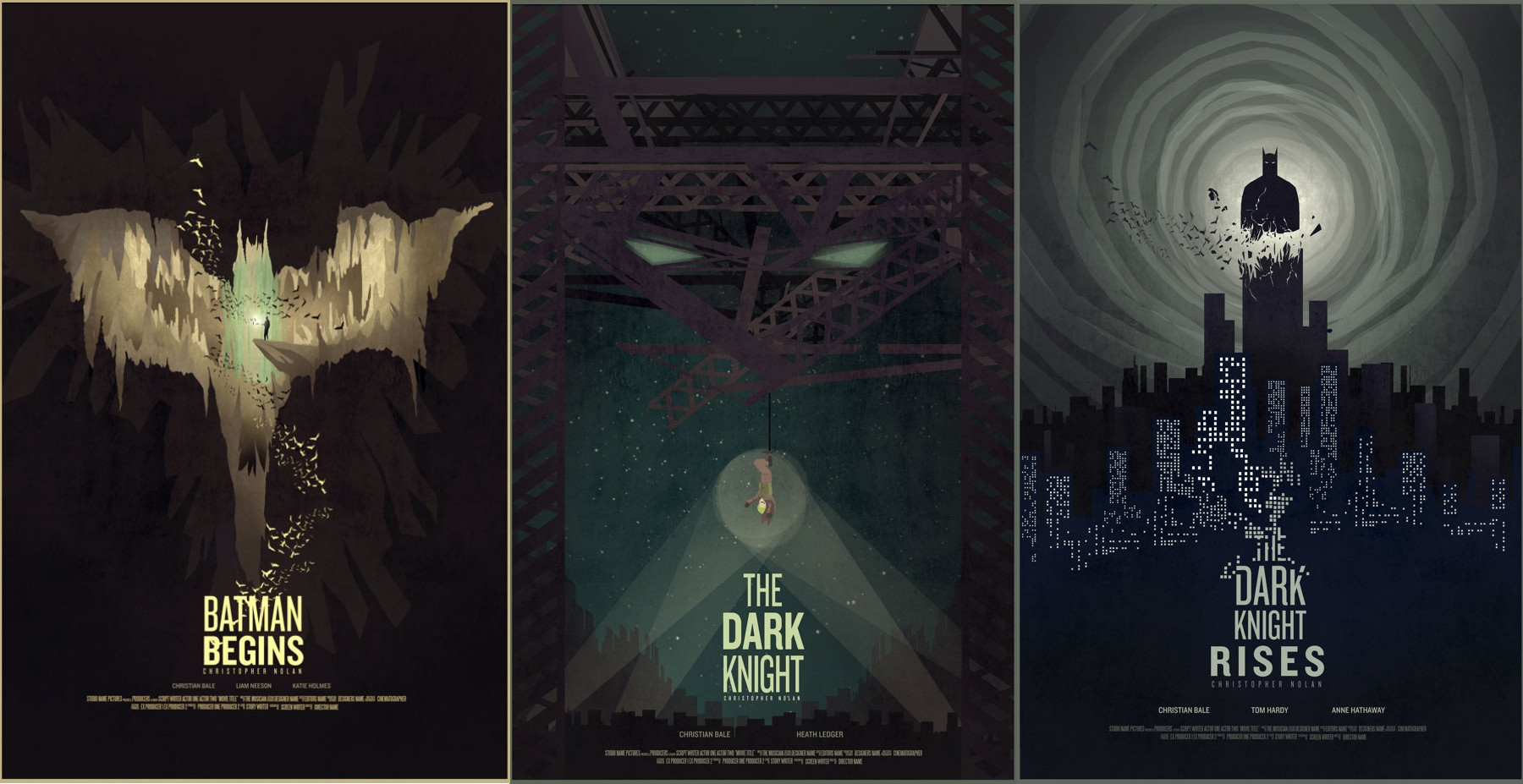 the dark knight trilogy, movie, batman QHD