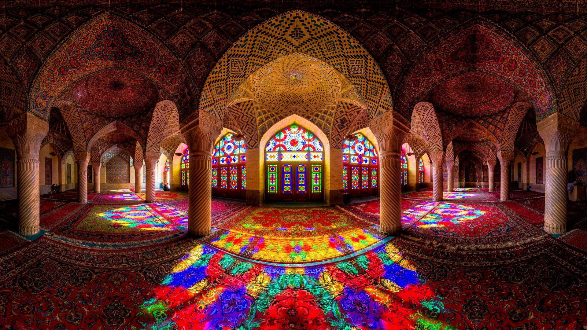 iran, nasir al mulk mosque, mosques, religious Smartphone Background