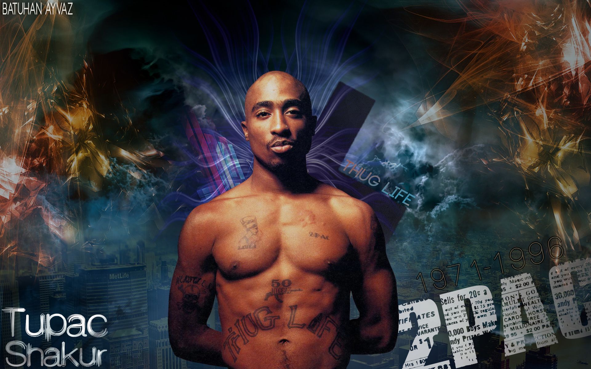 Cool Backgrounds  Tupac Shakur