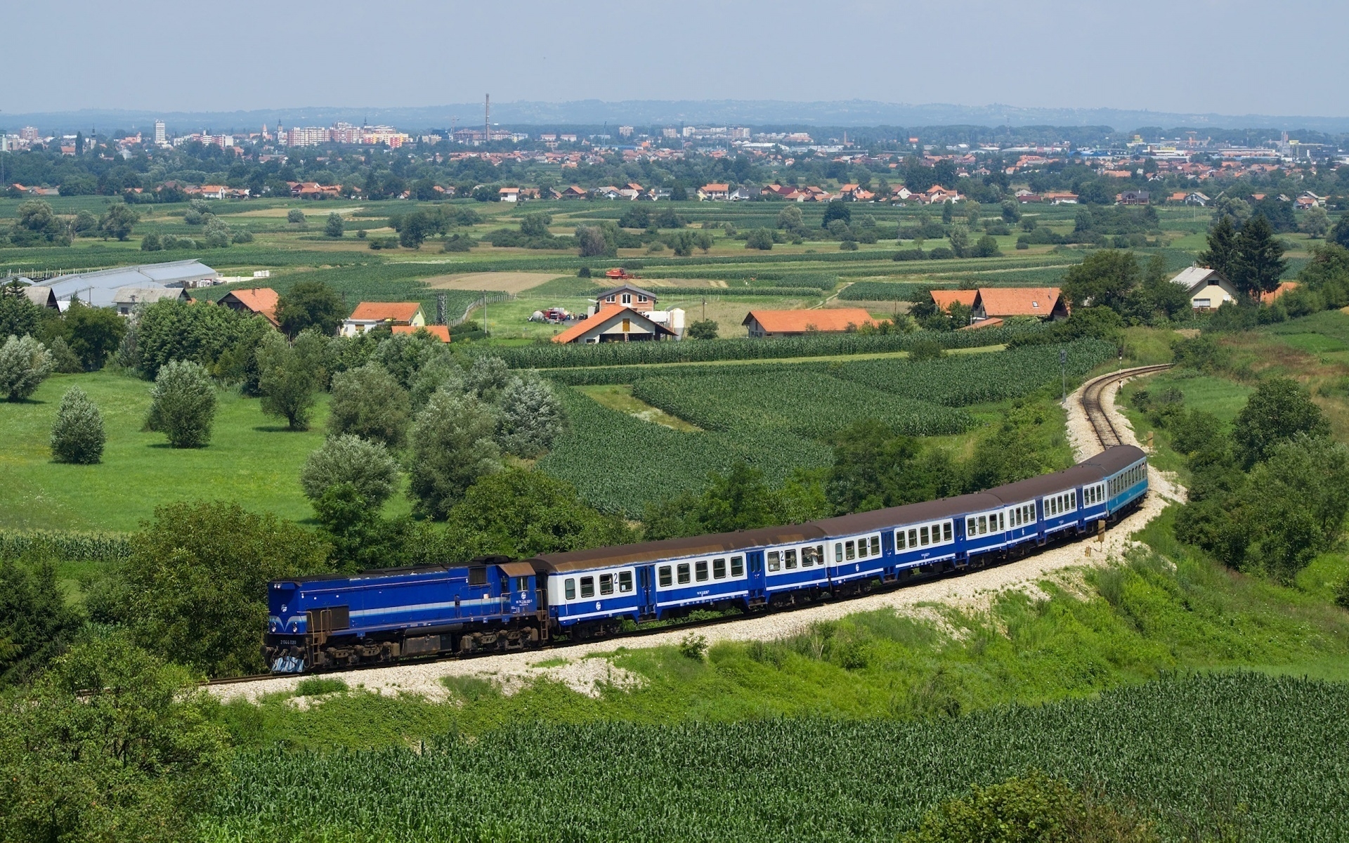 vehicles, countryside, croatia, train 4K for PC