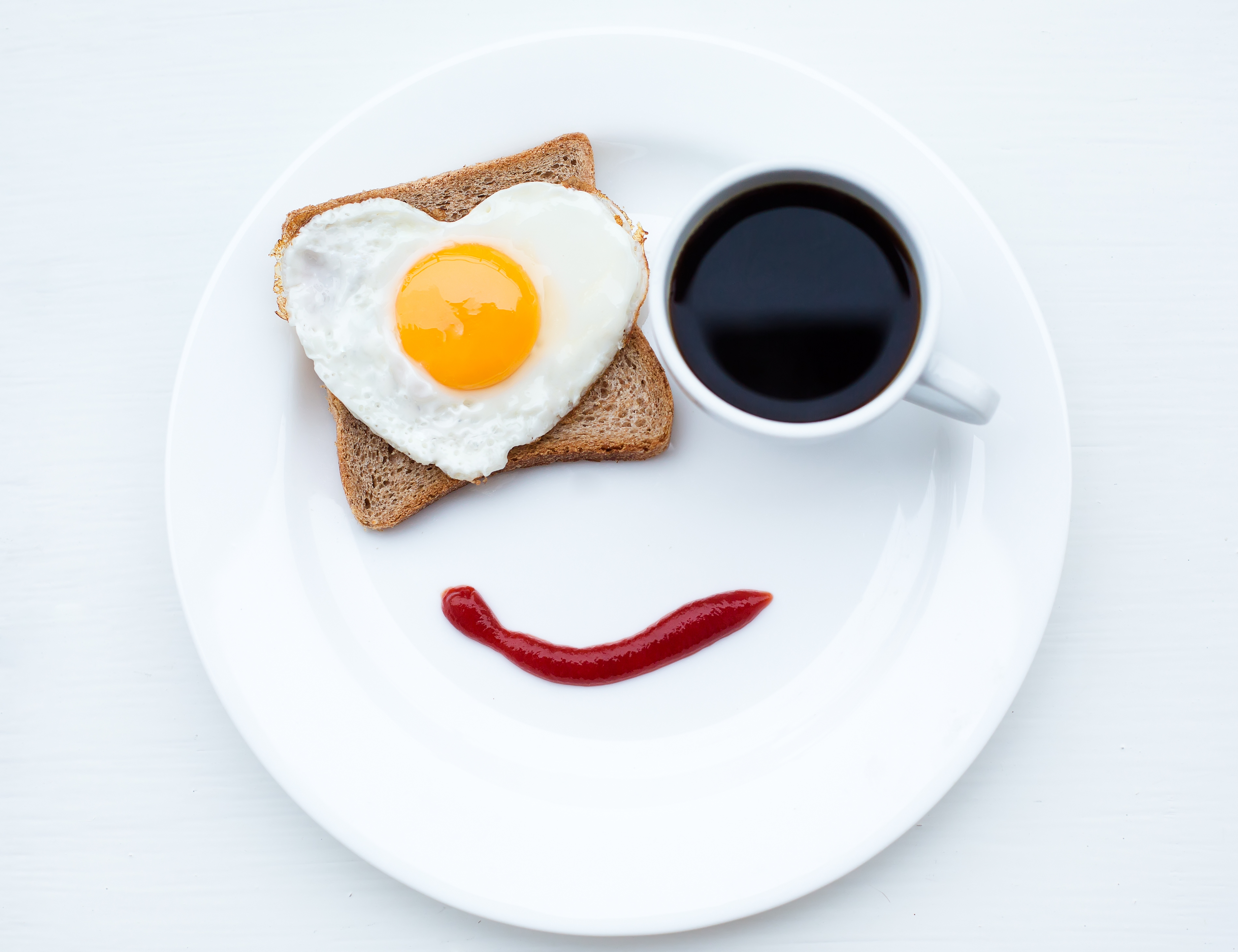 egg, breakfast, food, bread, coffee, cup, face