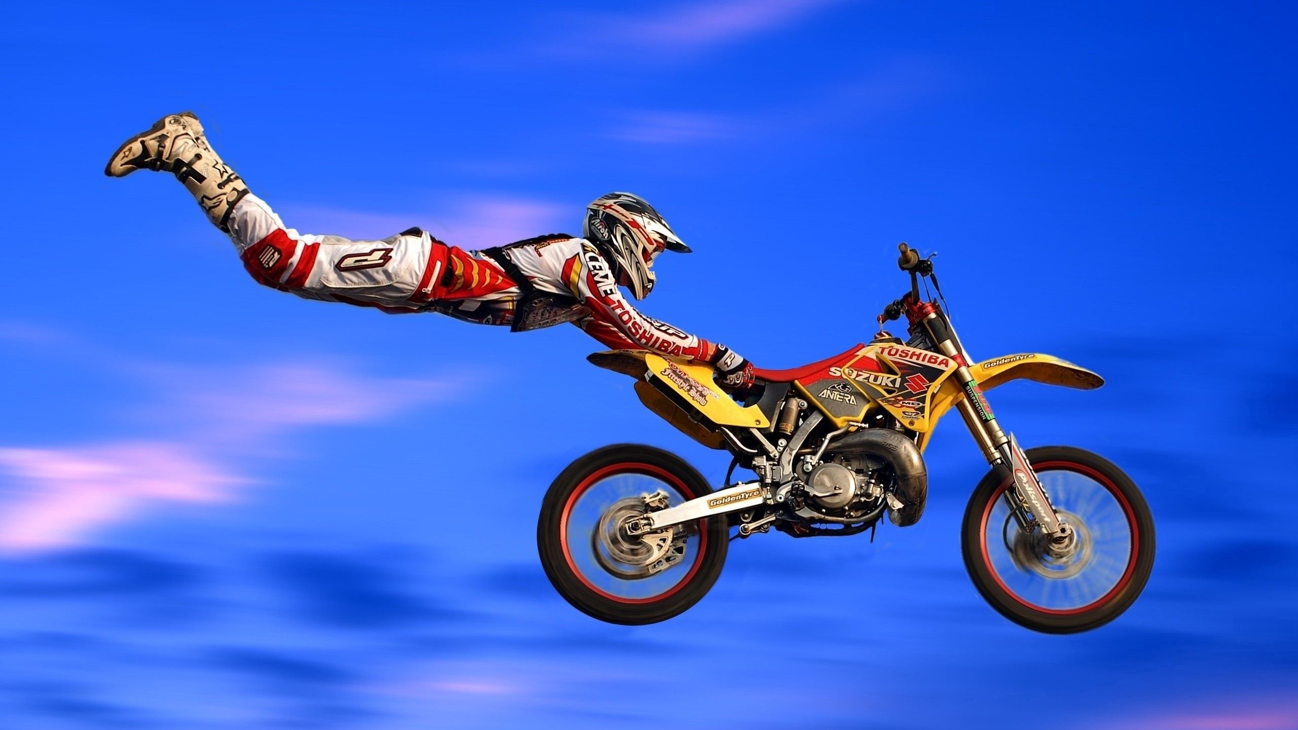 extreme, motorcycles, flight, motorcycle, bounce, jump, trick, costume, danger HD wallpaper