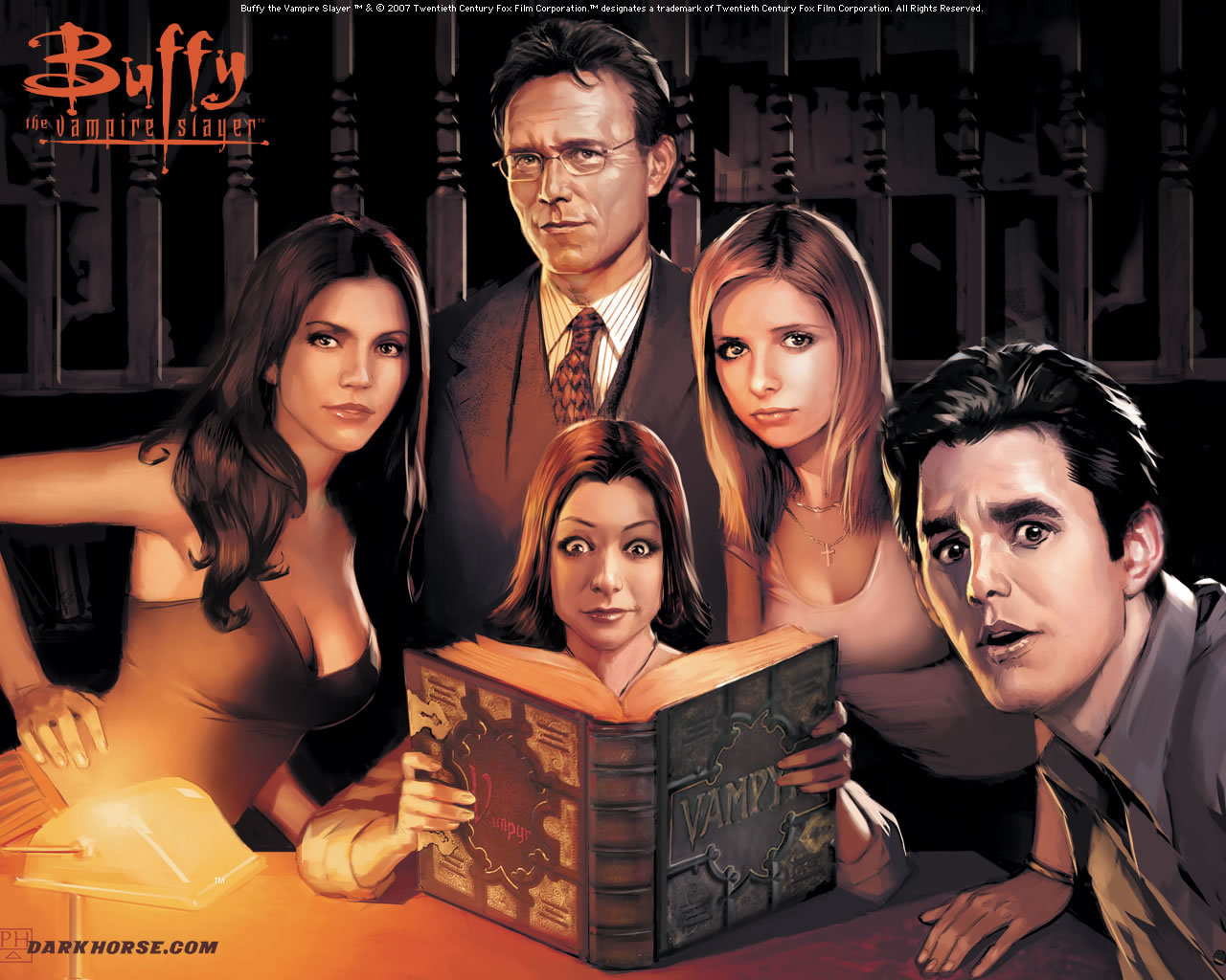 Скачать картинку Баффи: Истребительница Вампиров (Buffy The Vampire Slayer), Люди, Рисунки, Кино в телефон бесплатно.