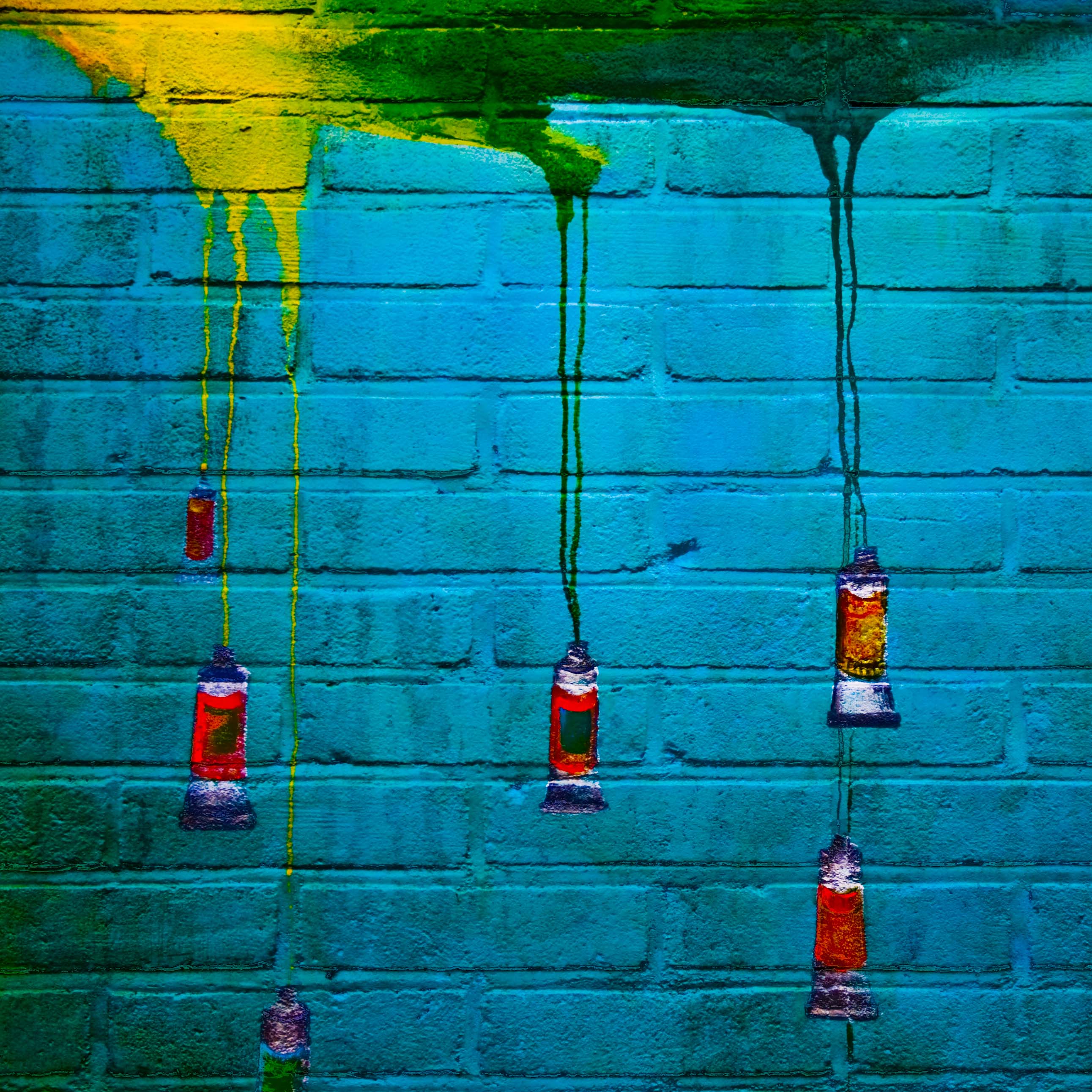 art, graffiti, wall, paint, tubes, brick cell phone wallpapers