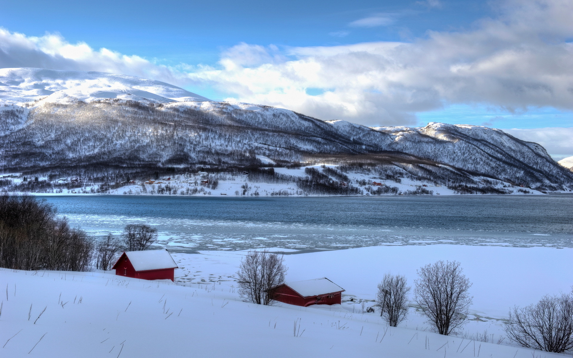 Зимняя Норвегия фото для баннера