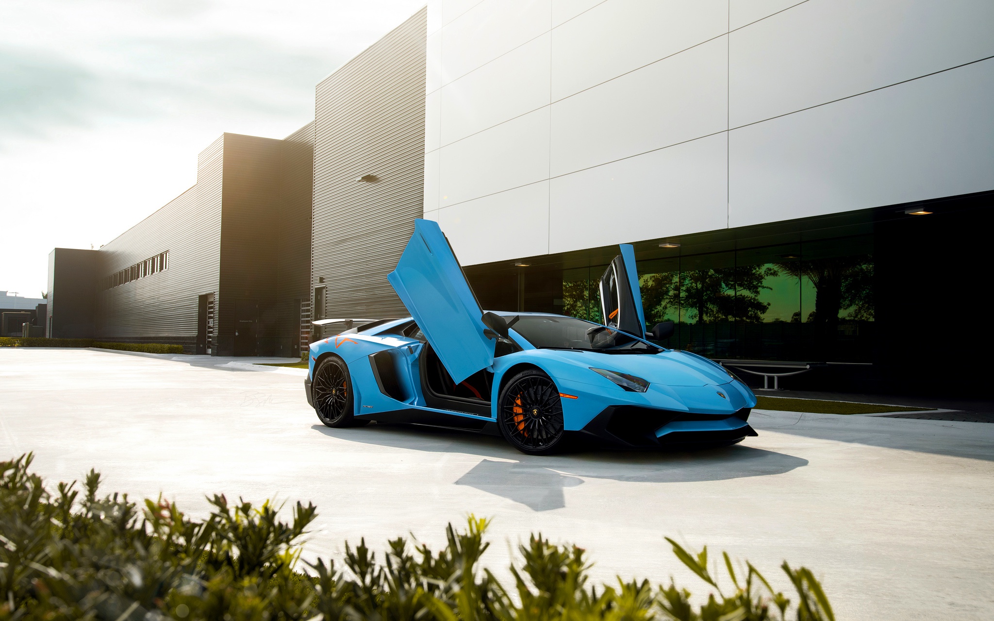 Lamborghini Aventador SV Blue