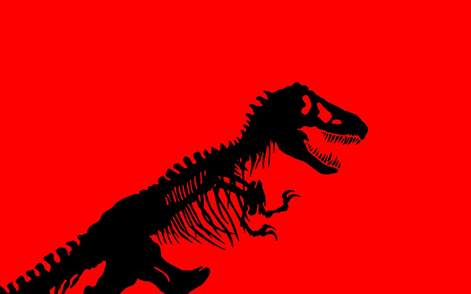 Красный динозавр парк Юрского периода