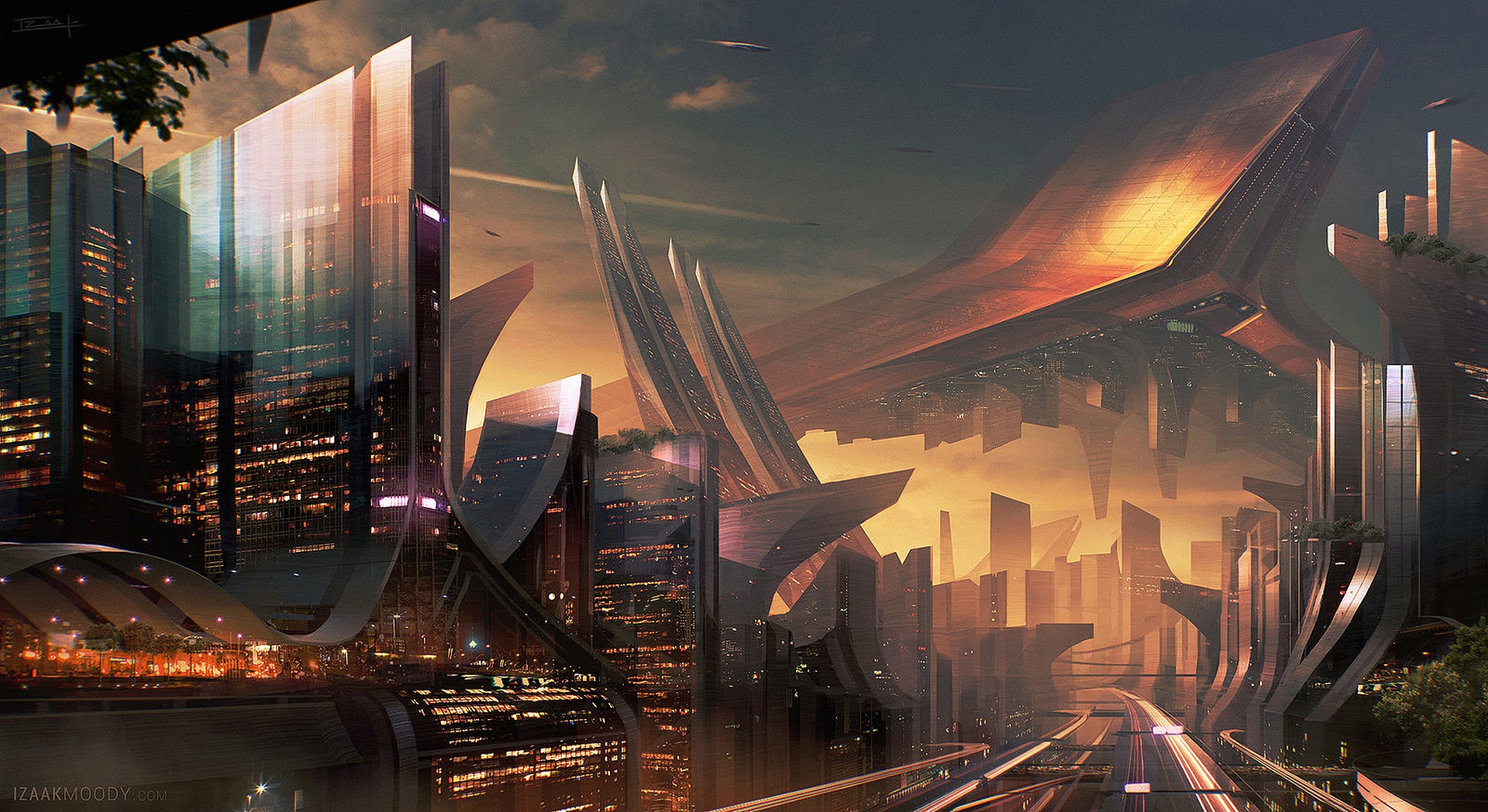 Арт Sci Fi City'