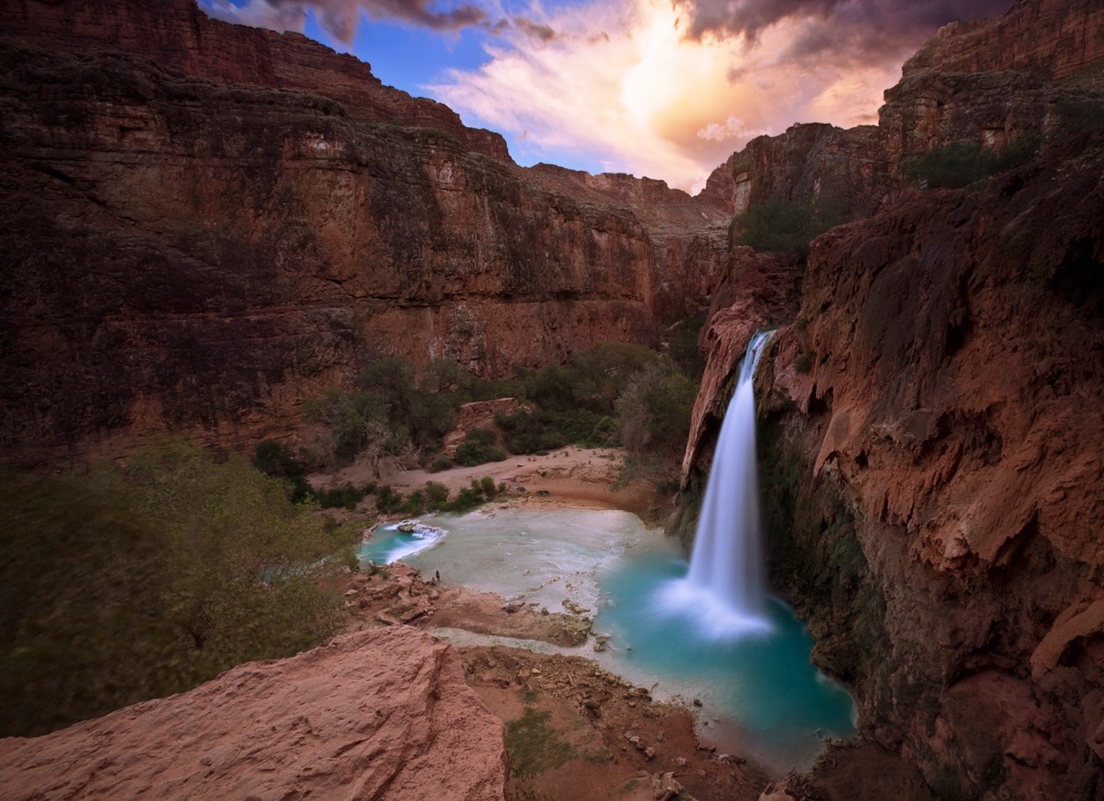 Водопады Хавасу, Гранд-каньон, Аризона, США