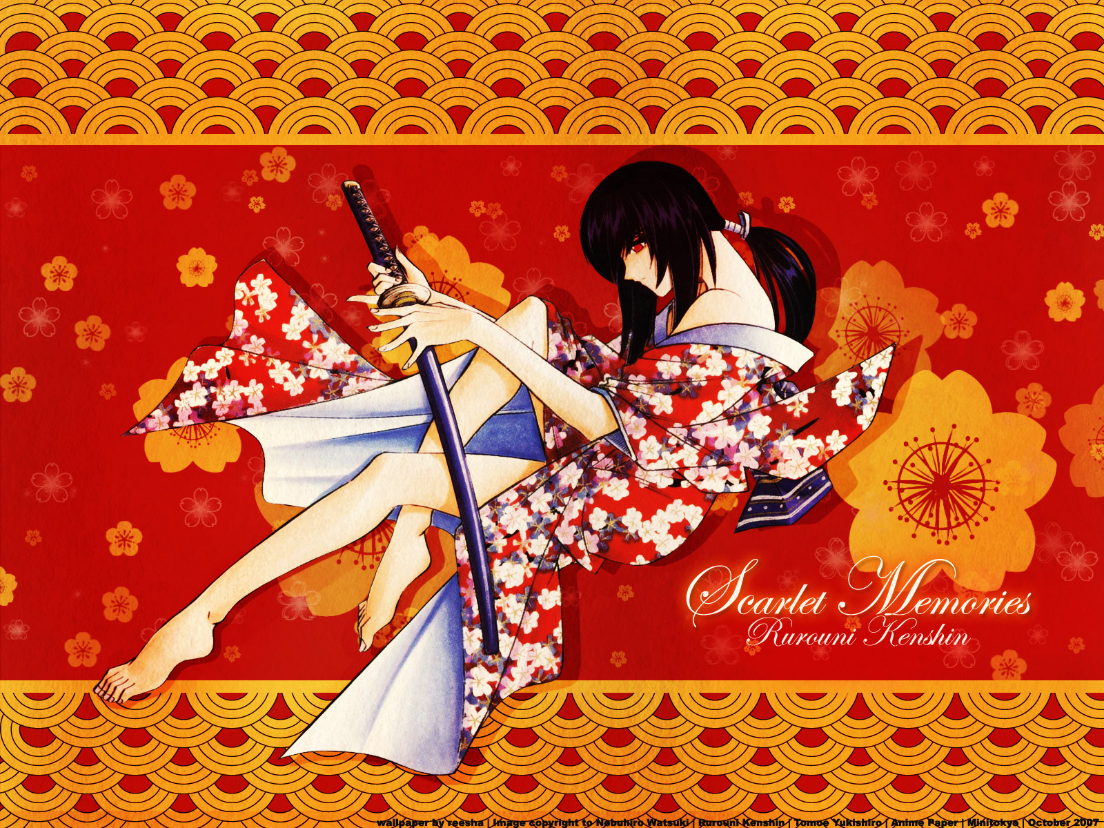Rurouni Kenshin Aoshi Shinomori 4K Wallpaper iPhone HD Phone #1111l