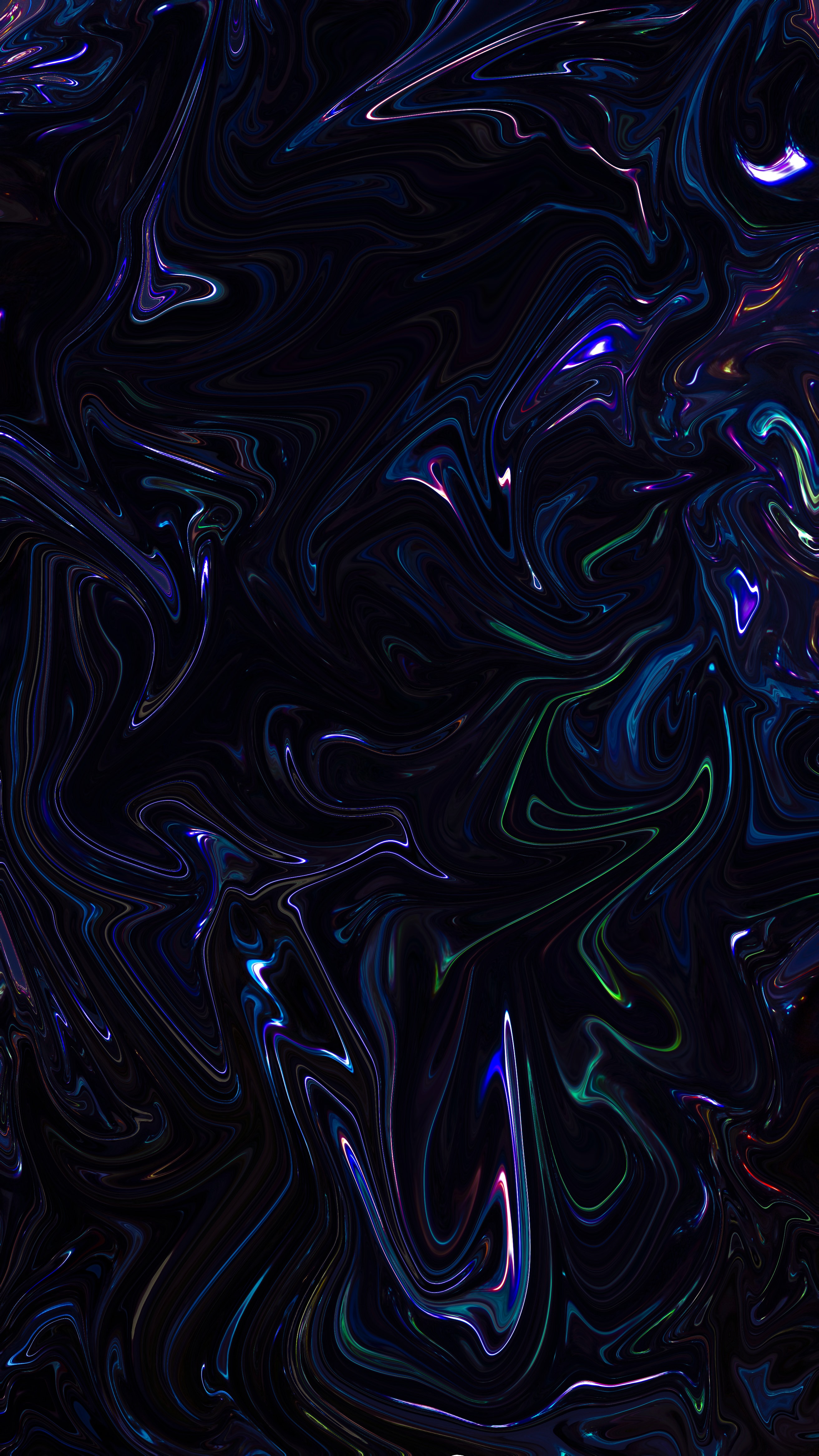 wavy, abstract, thick, viscous Smartphone Background
