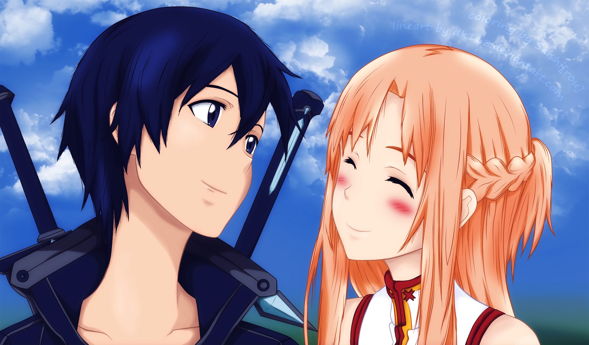 HD desktop wallpaper: Anime, Sword Art Online, Asuna Yuuki, Kirito (Sword  Art Online), Kazuto Kirigaya download free picture #403564